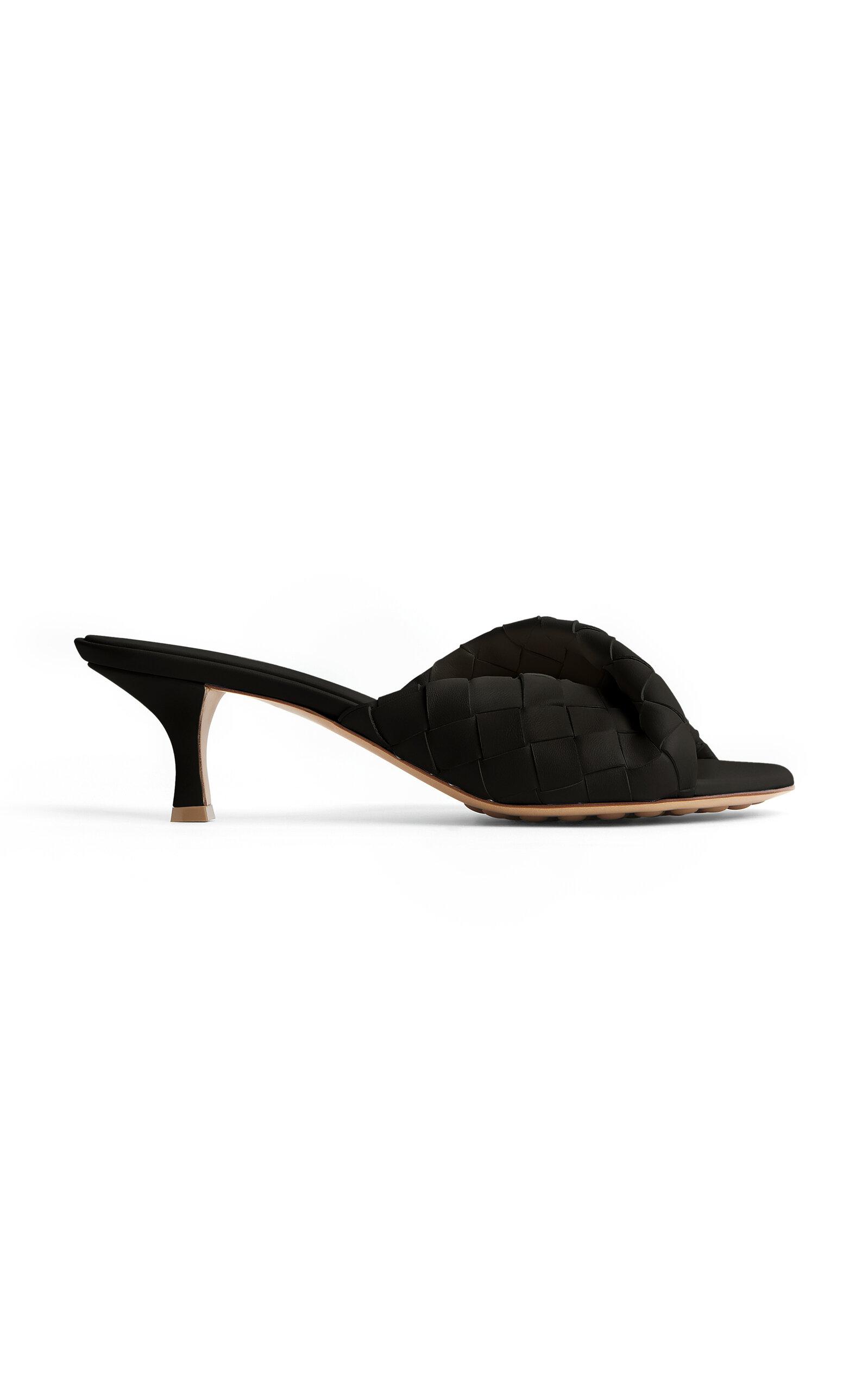 Bottega Veneta Blink Intrecciato Leather Mules - Moda Operandi by BOTTEGA VENETA