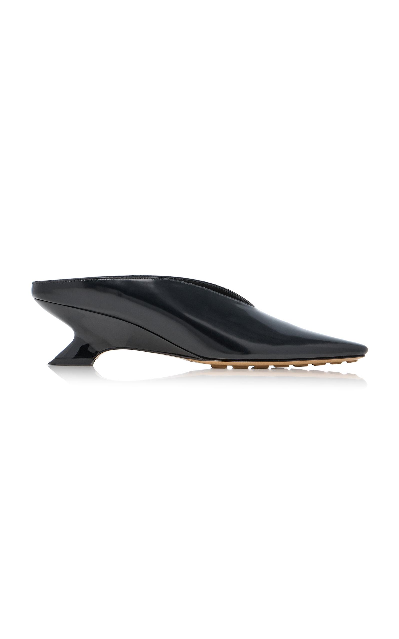 Bottega Veneta Bounty Patent Vinyl Mule Pumps - Moda Operandi by BOTTEGA VENETA