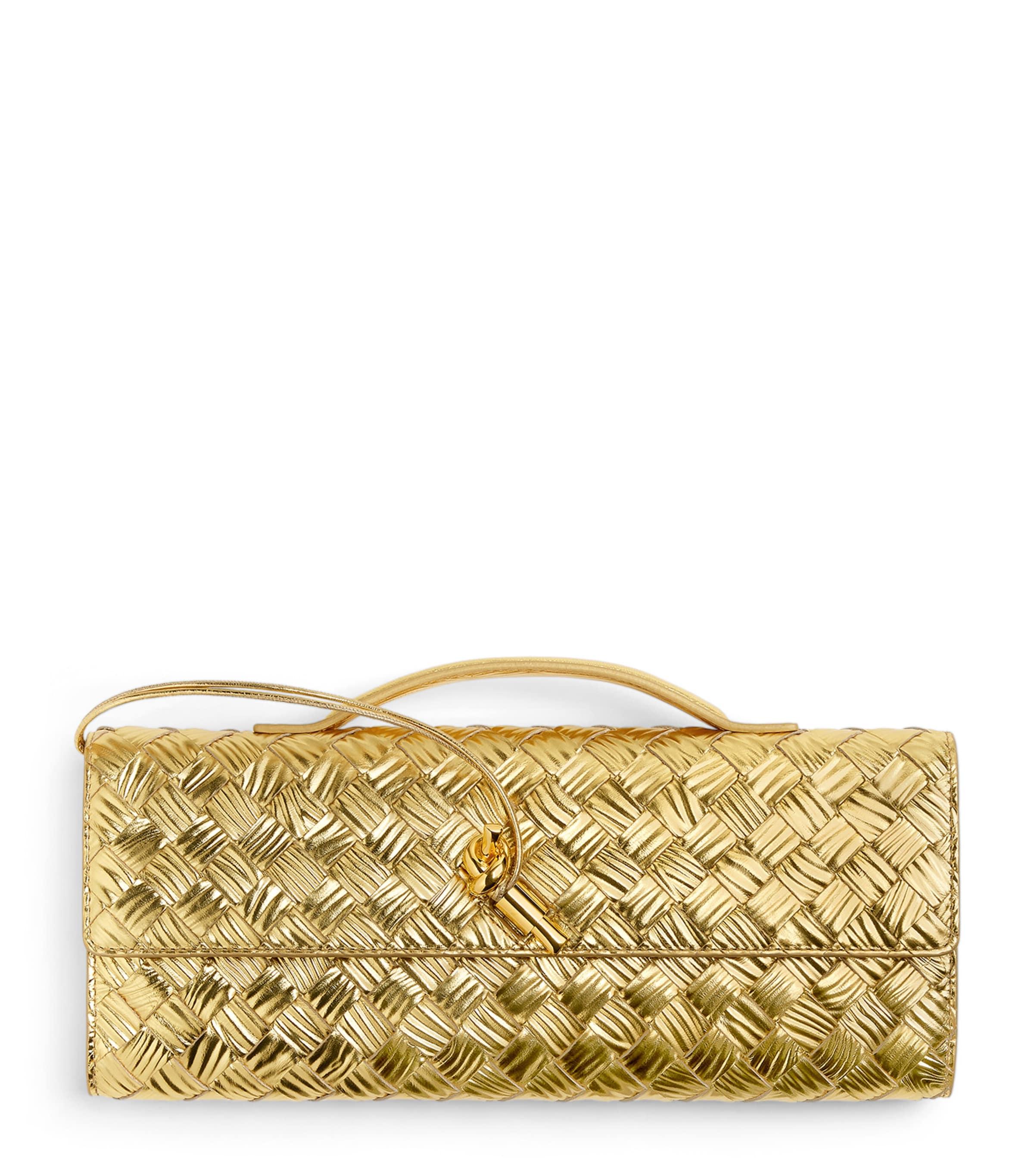 Bottega Veneta Calfskin Andiamo Clutch Bag by BOTTEGA VENETA