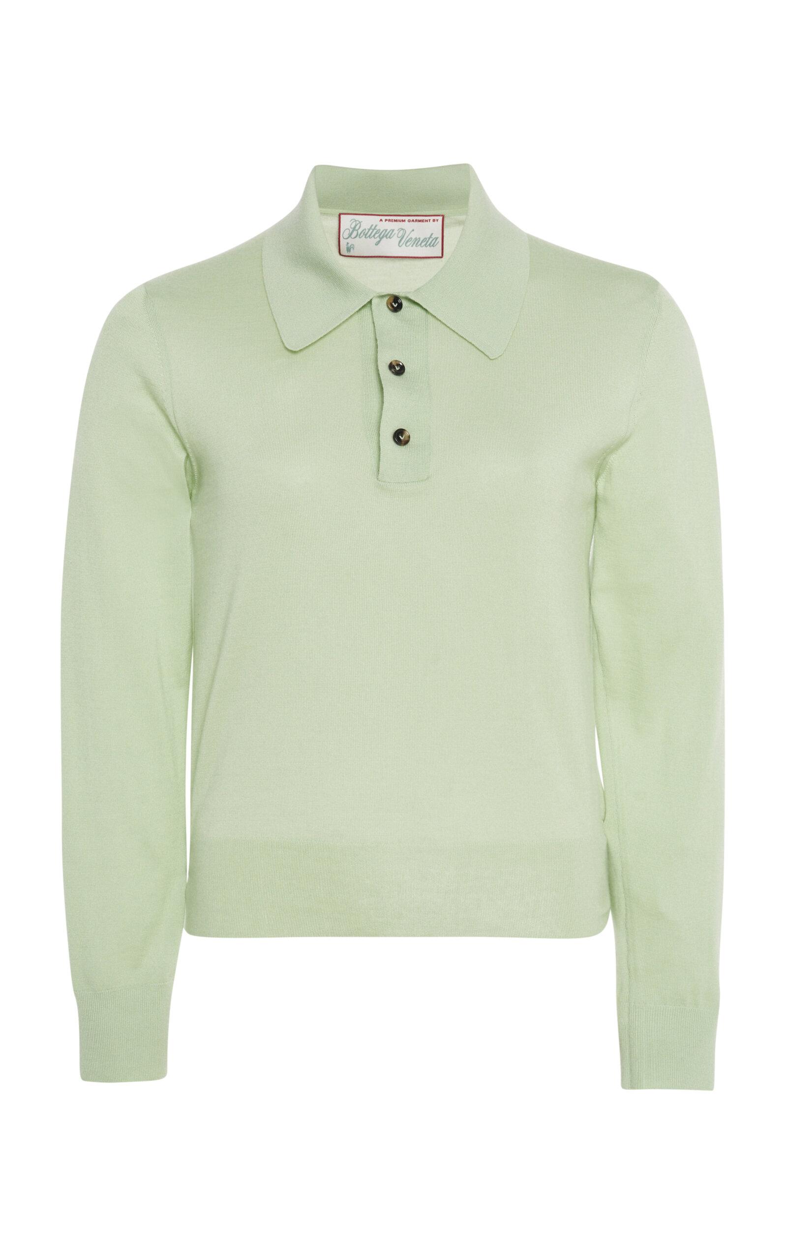 Bottega Veneta Cashmere Polo Top - Moda Operandi by BOTTEGA VENETA