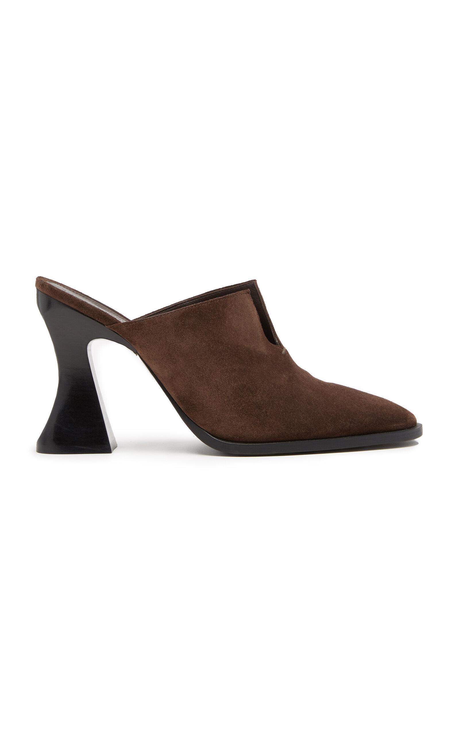 Bottega Veneta Cha-Cha Suede Mules - Moda Operandi by BOTTEGA VENETA