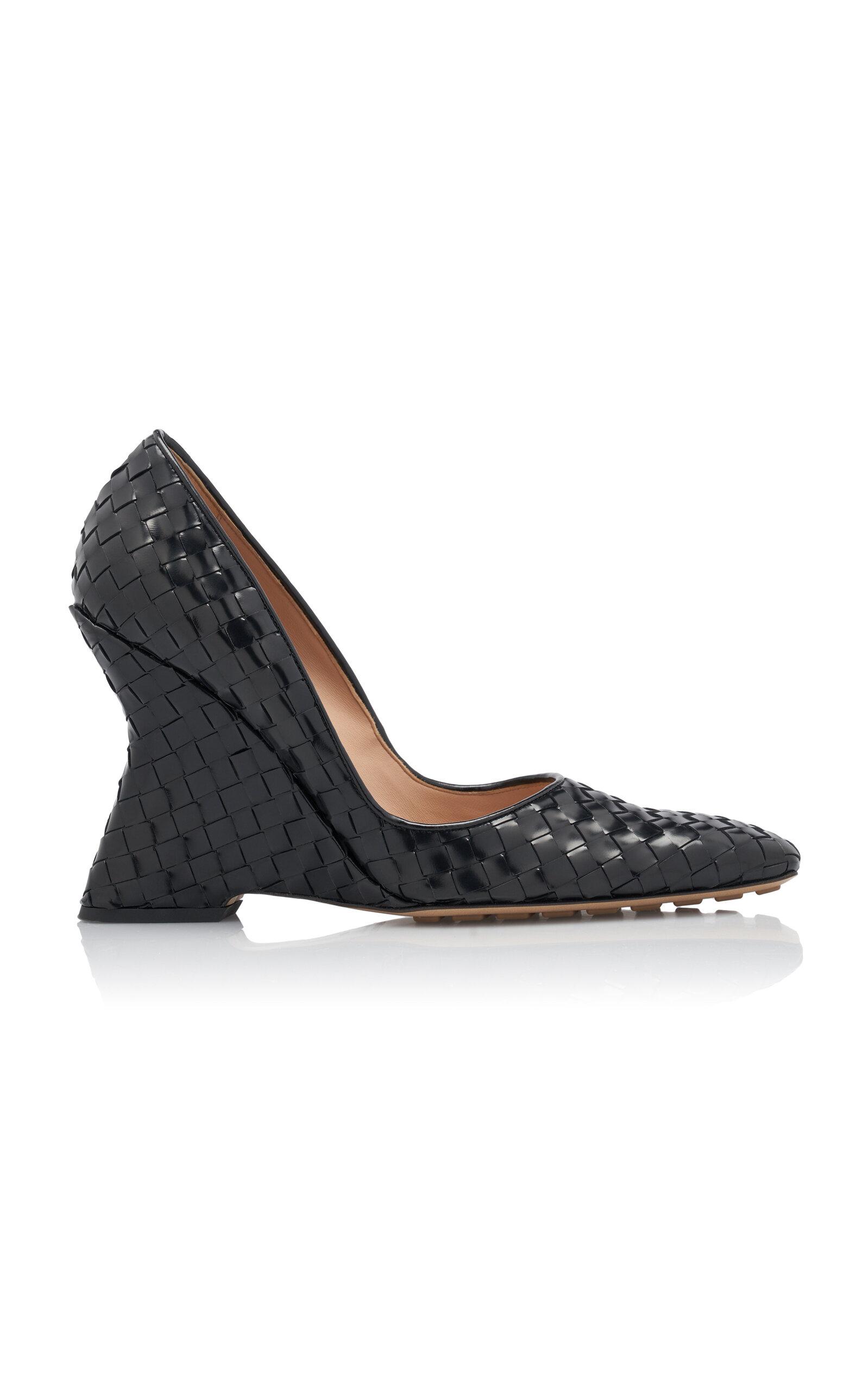 Bottega Veneta Comet Intrecciato Leather Pumps - Moda Operandi by BOTTEGA VENETA