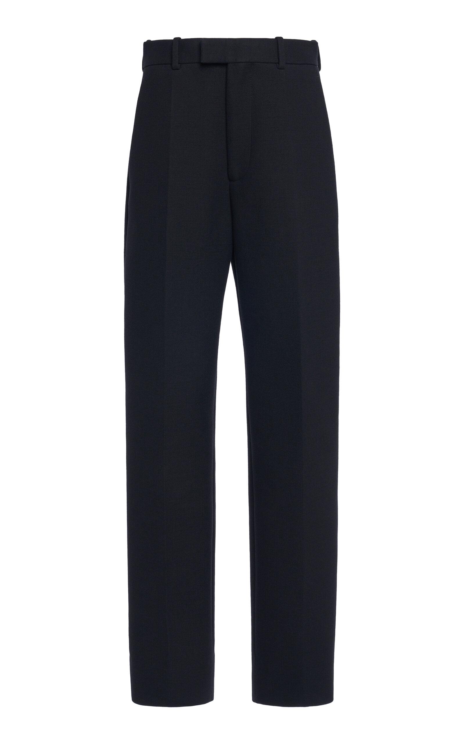 Bottega Veneta Cotton-Blend Melange Straight-Leg Pants - Moda Operandi by BOTTEGA VENETA