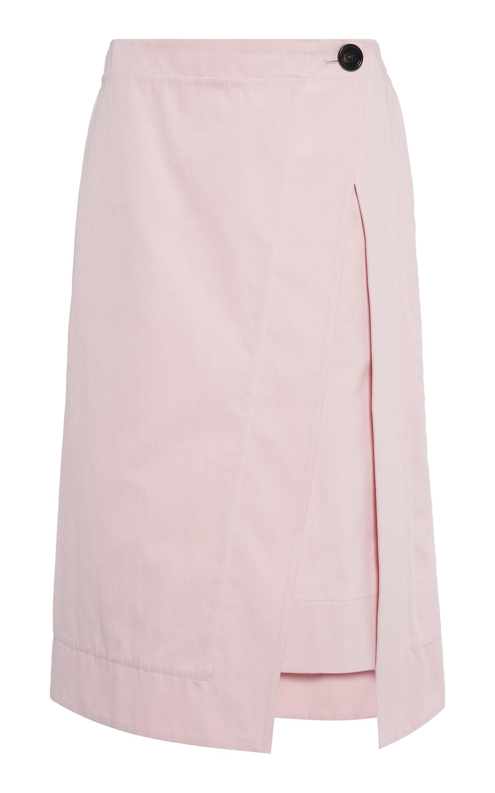 Bottega Veneta Cotton Canvas Midi Wrap Skirt - Moda Operandi by BOTTEGA VENETA