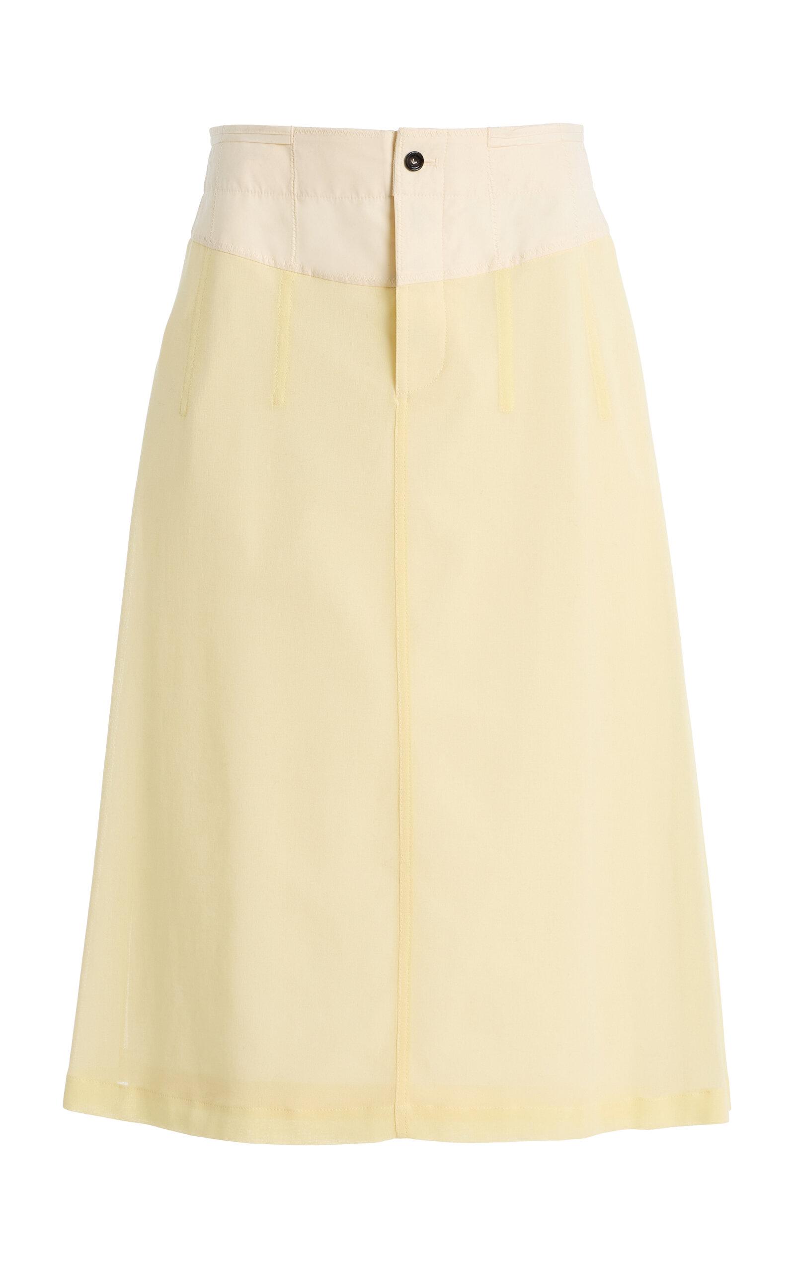 Bottega Veneta Cotton Gauze Midi Skirt - Moda Operandi by BOTTEGA VENETA