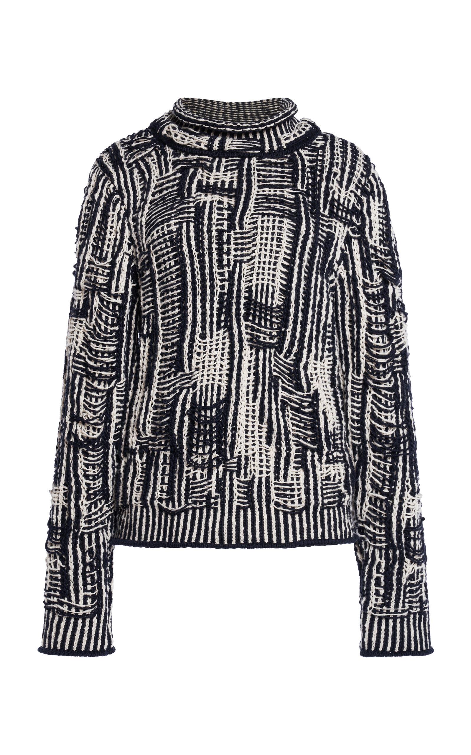 Bottega Veneta Cotton Intrecciato-Knitweater - Moda Operandi by BOTTEGA VENETA