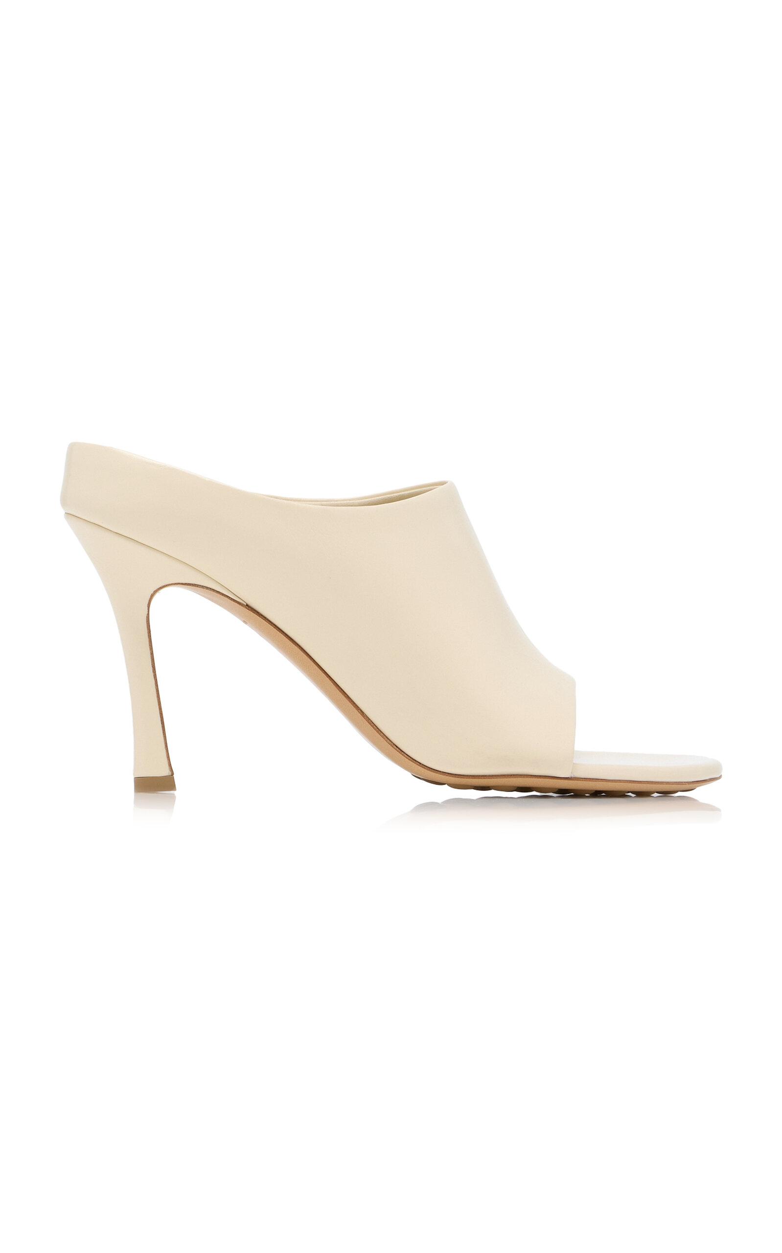 Bottega Veneta Cushion Lux Leather Mule Sandals - Moda Operandi by BOTTEGA VENETA