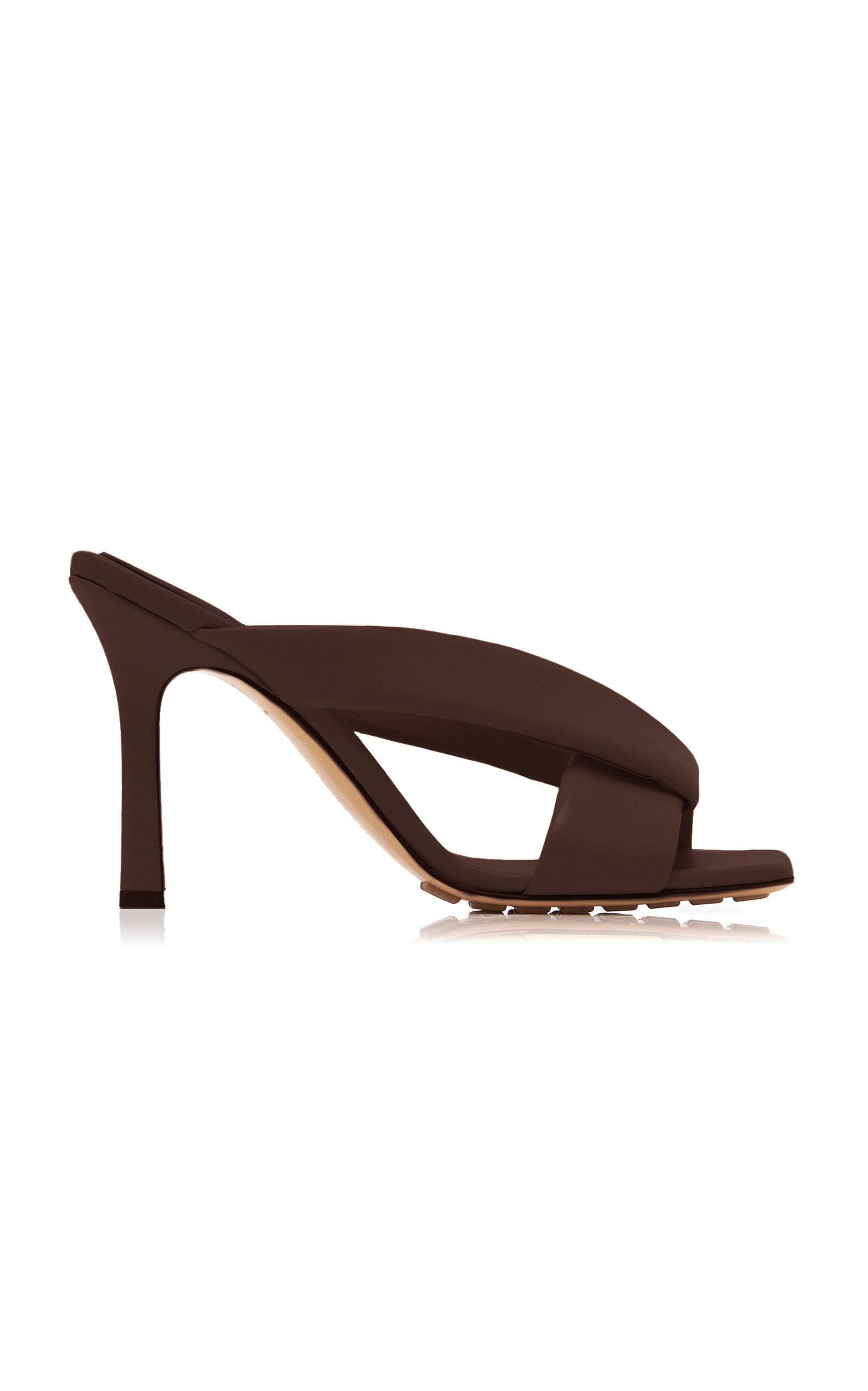 Bottega Veneta Cushion Lux Leather Sandals - Moda Operandi by BOTTEGA VENETA