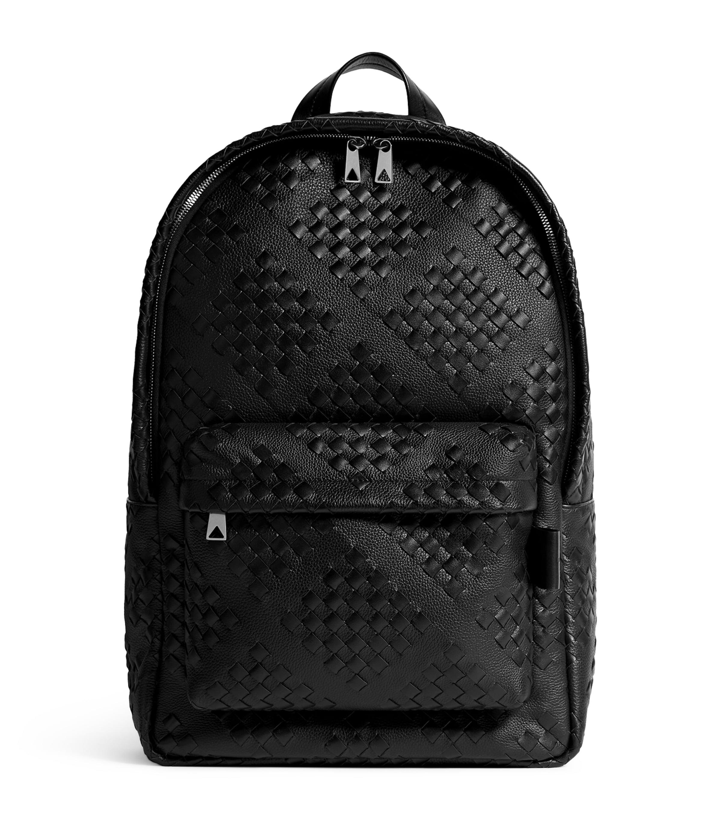 Bottega Veneta Diamond Leather Backpack by BOTTEGA VENETA