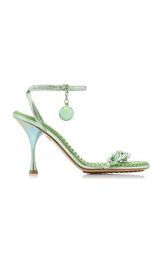 Bottega Veneta Dot Lounge Metallized Sandals - Moda Operandi by BOTTEGA VENETA