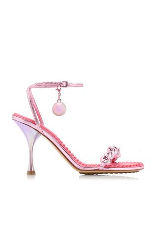 Bottega Veneta Dot Lounge Metallized Sandals - Moda Operandi by BOTTEGA VENETA