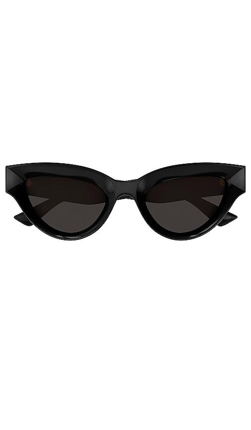 Bottega Veneta Edgy Cat Eye Sunglasses in Black by BOTTEGA VENETA