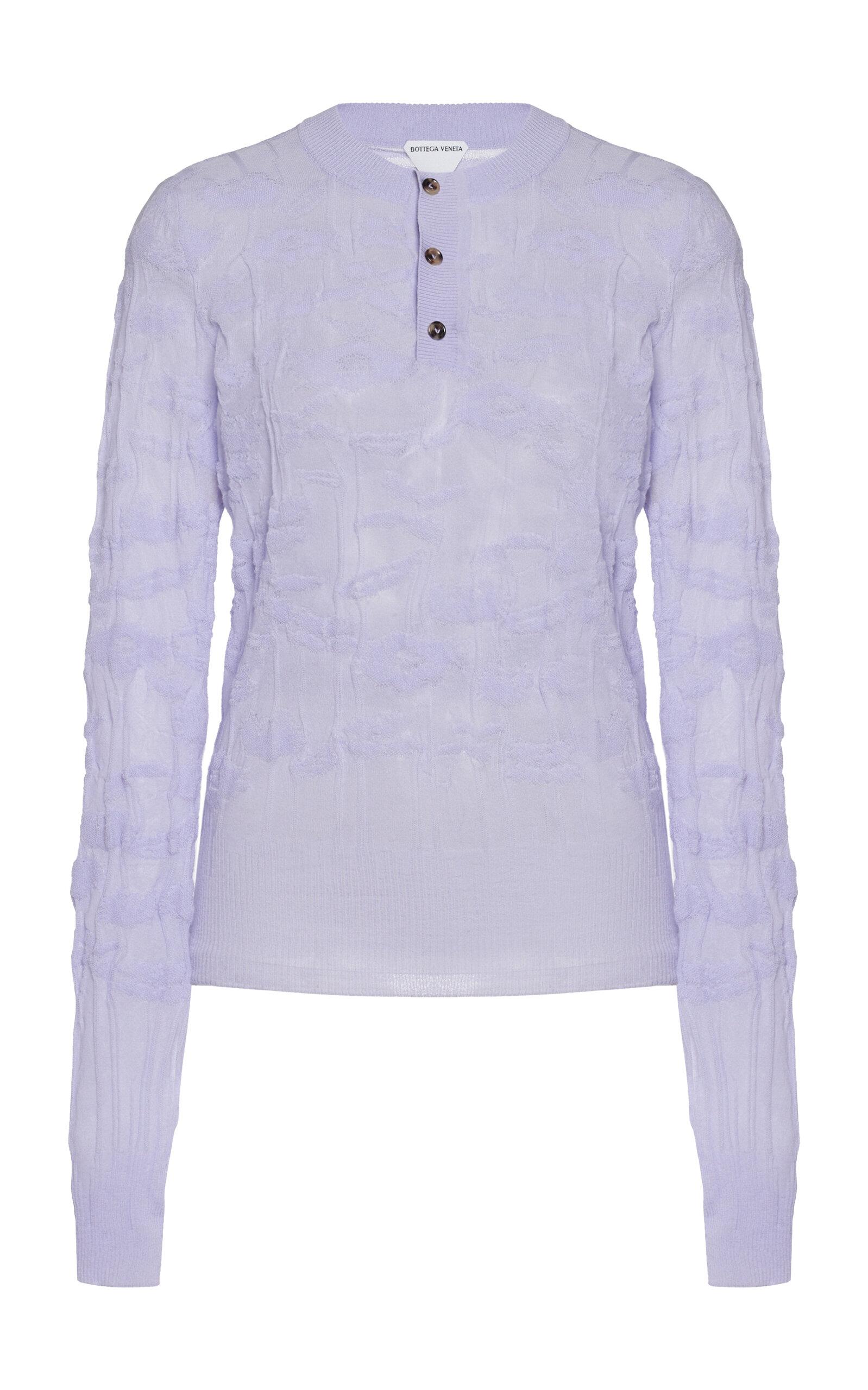Bottega Veneta Flower-Knit Cotton-Blend Sweater -oda Operandi by BOTTEGA VENETA