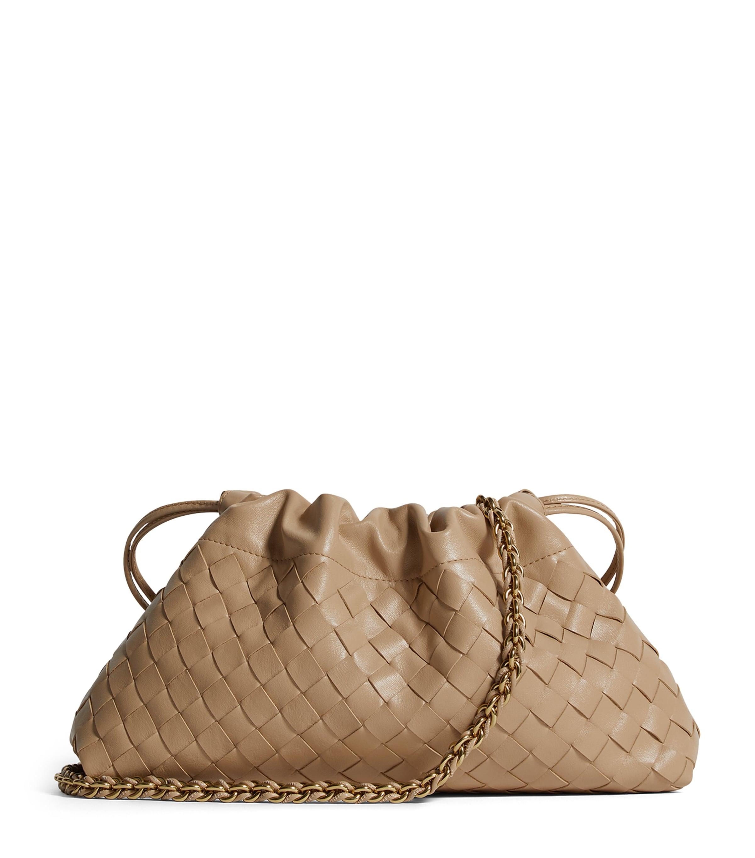 Bottega Veneta Intrecciato Leather Notte Shoulder Bag by BOTTEGA VENETA