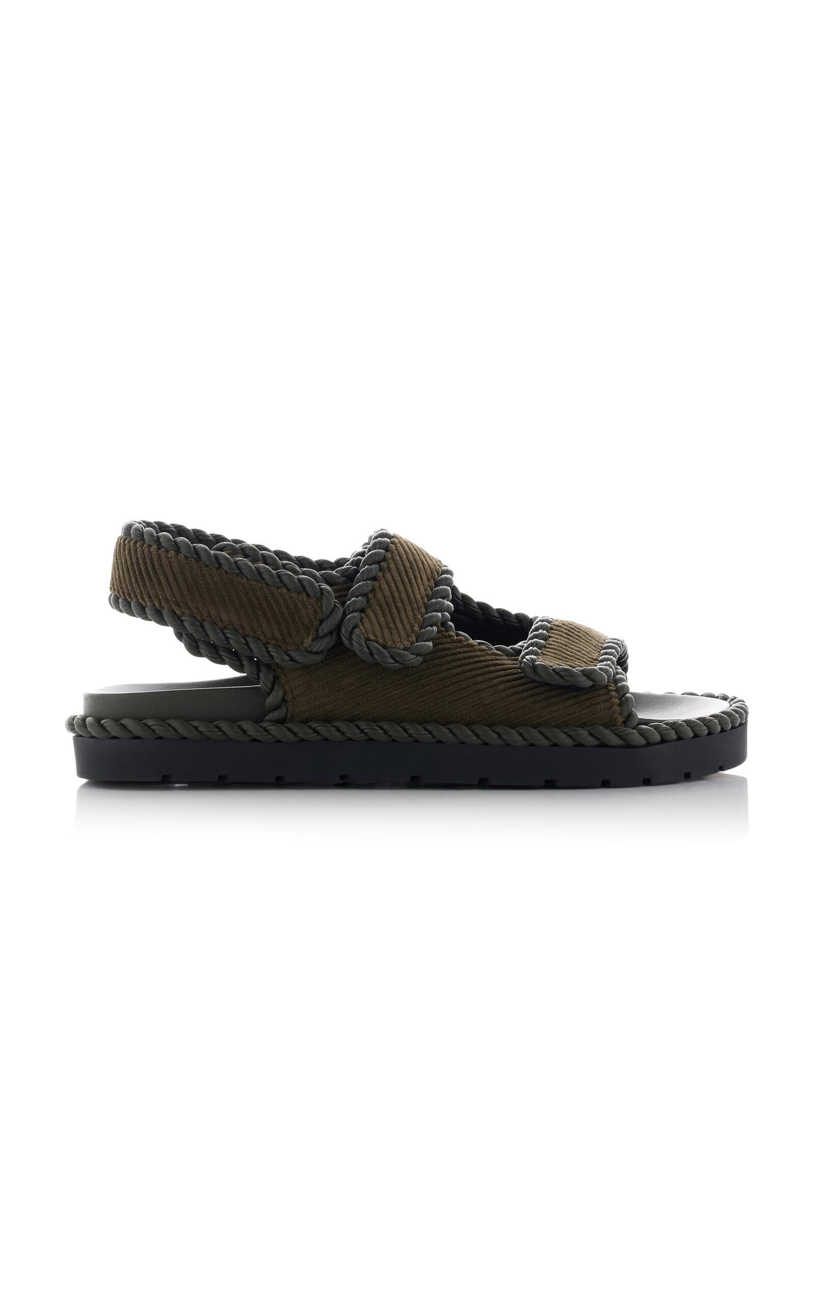 Bottega Veneta Jack Corduroy Slingback Sandals - Moda Operandi by BOTTEGA VENETA