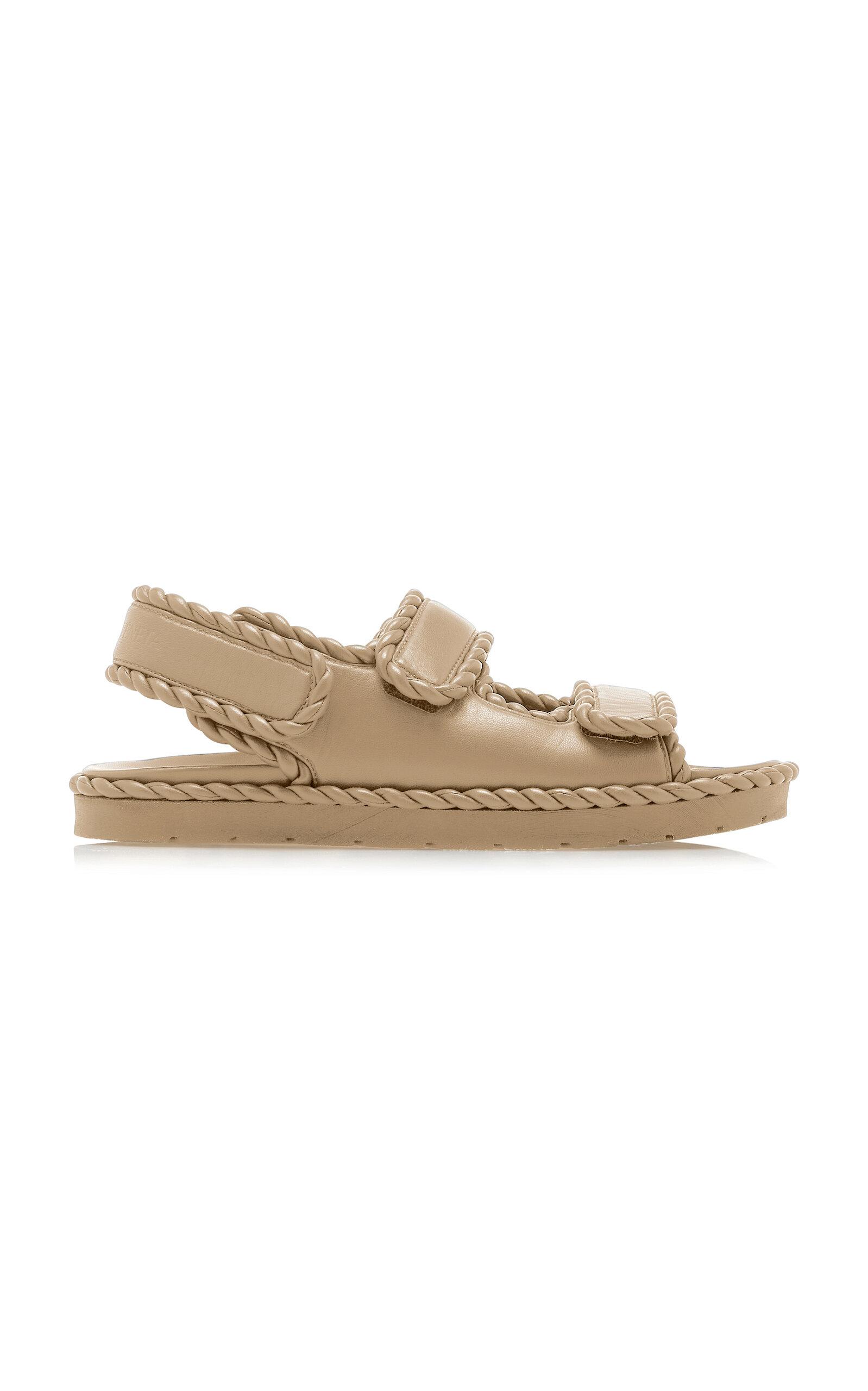 Bottega Veneta Jack Leather Slingback Sandals - Moda Operandi by BOTTEGA VENETA
