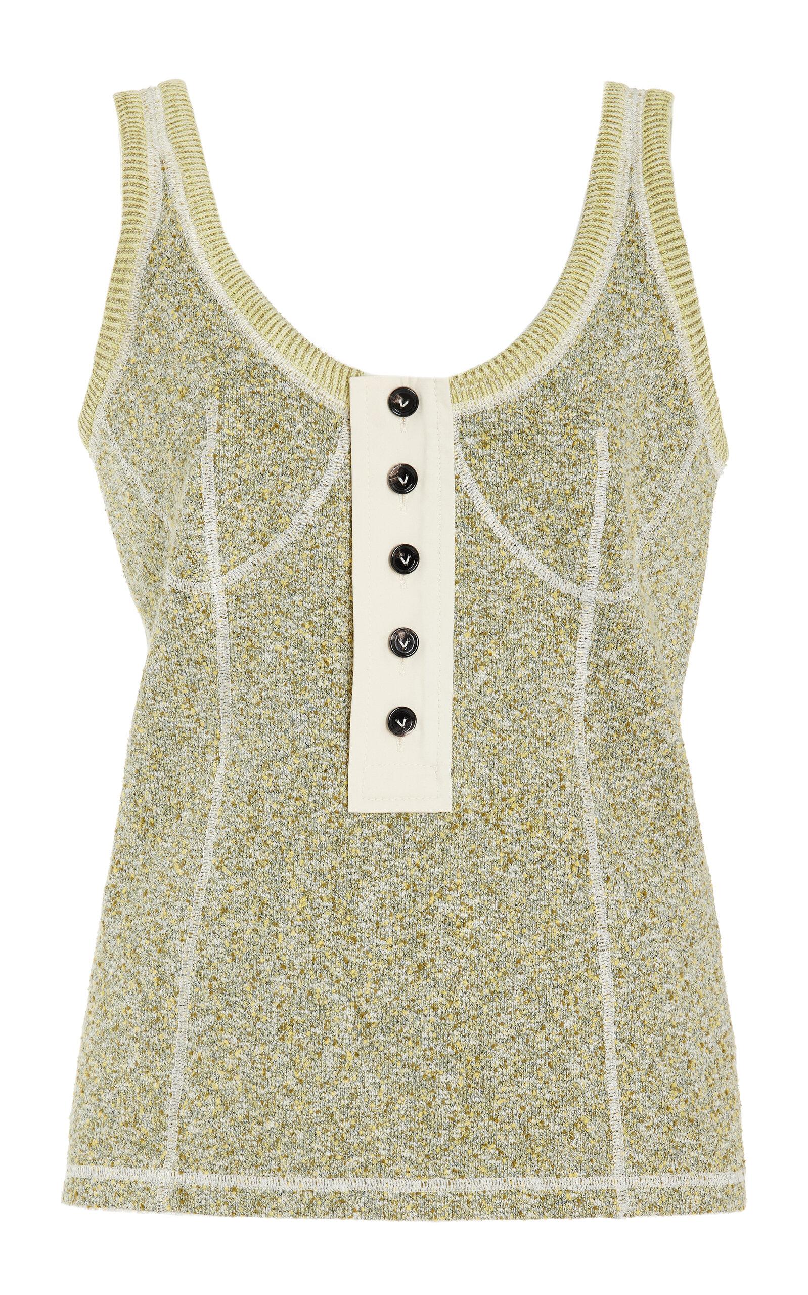 Bottega Veneta Knit Cotton-Blend Tank Top - Moda Operandi by BOTTEGA VENETA