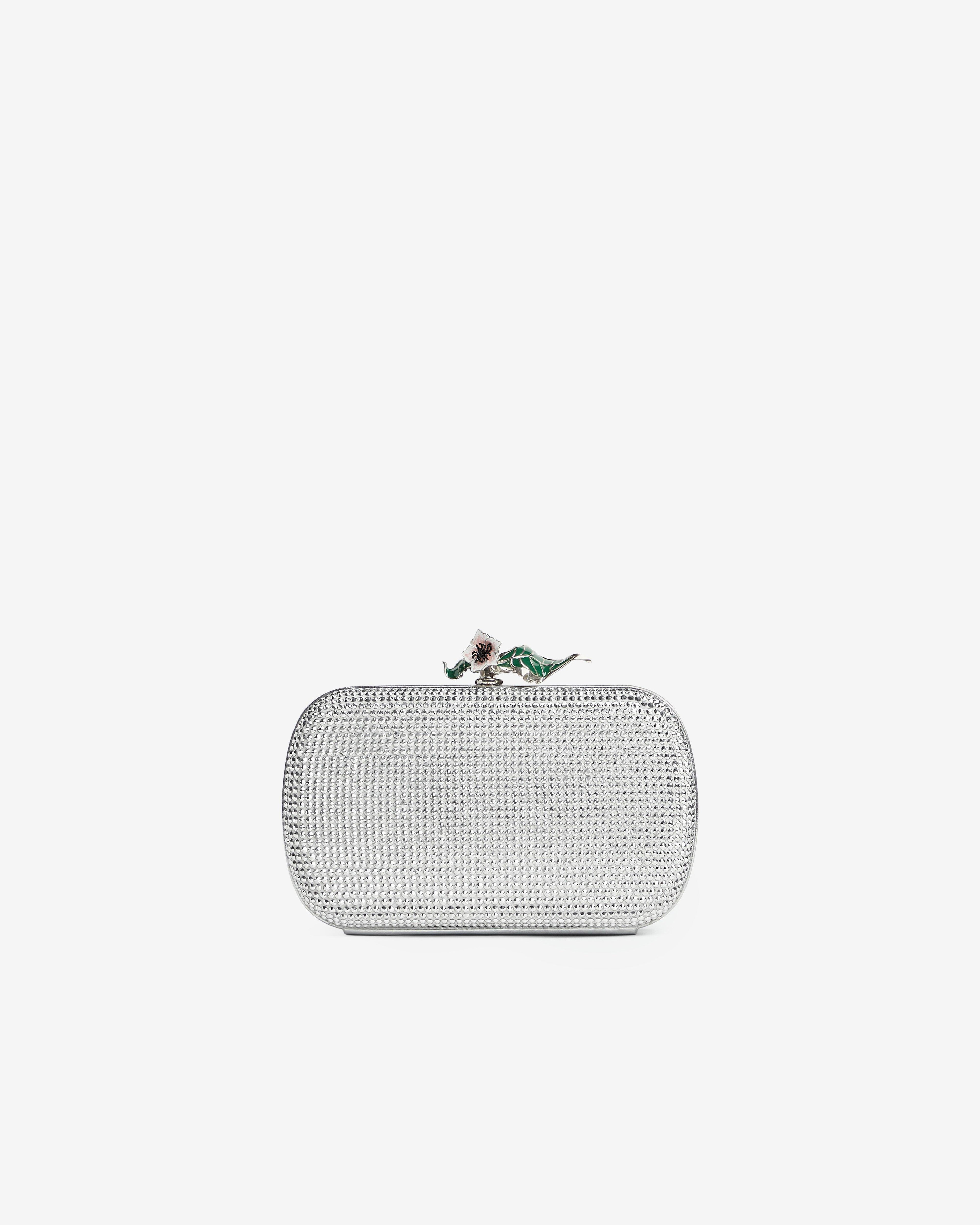 Bottega Veneta - Knot Bag - (White Moonlight/Silver) by BOTTEGA VENETA