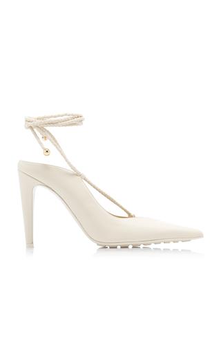 Bottega Veneta Lace-Up Leather Pumps - Moda Operandi by BOTTEGA VENETA