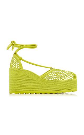 Bottega Veneta Lace-Up Wedge Espadrilles - Moda Operandi by BOTTEGA VENETA