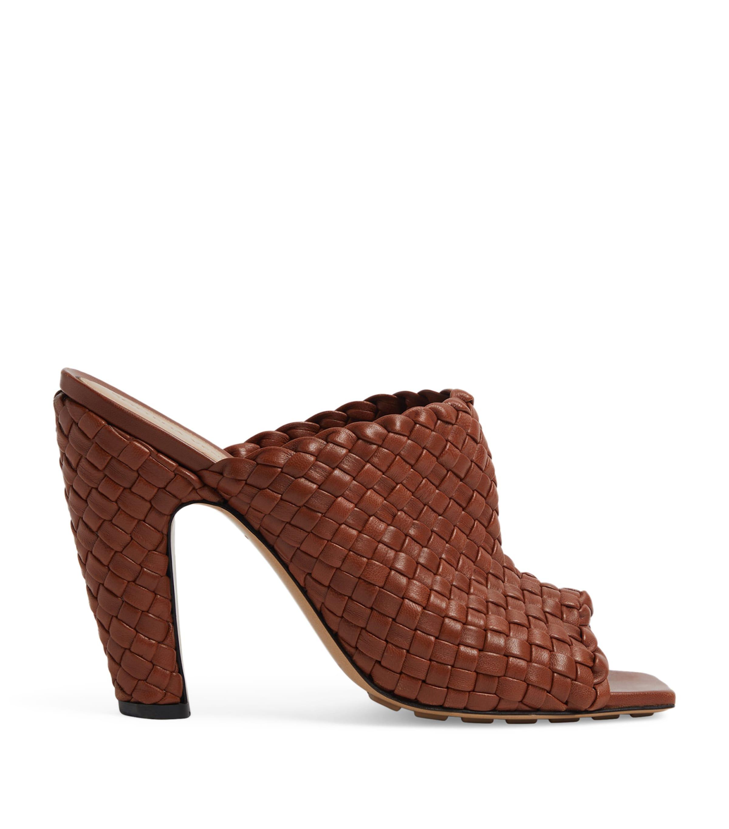Bottega Veneta Lambskin Canalazzo Mules 100 by BOTTEGA VENETA