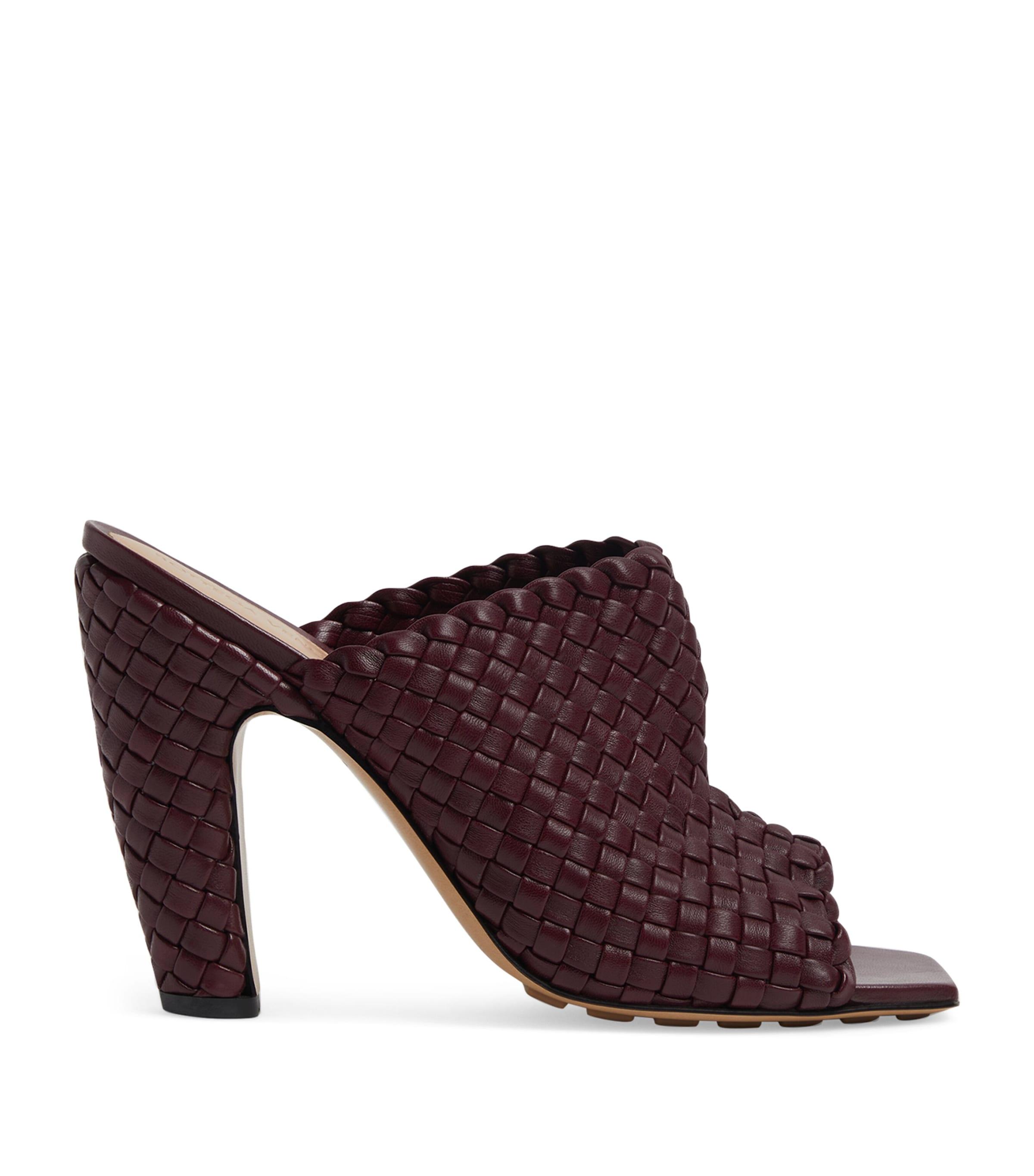 Bottega Veneta Lambskin Canalazzo Mules 100 by BOTTEGA VENETA