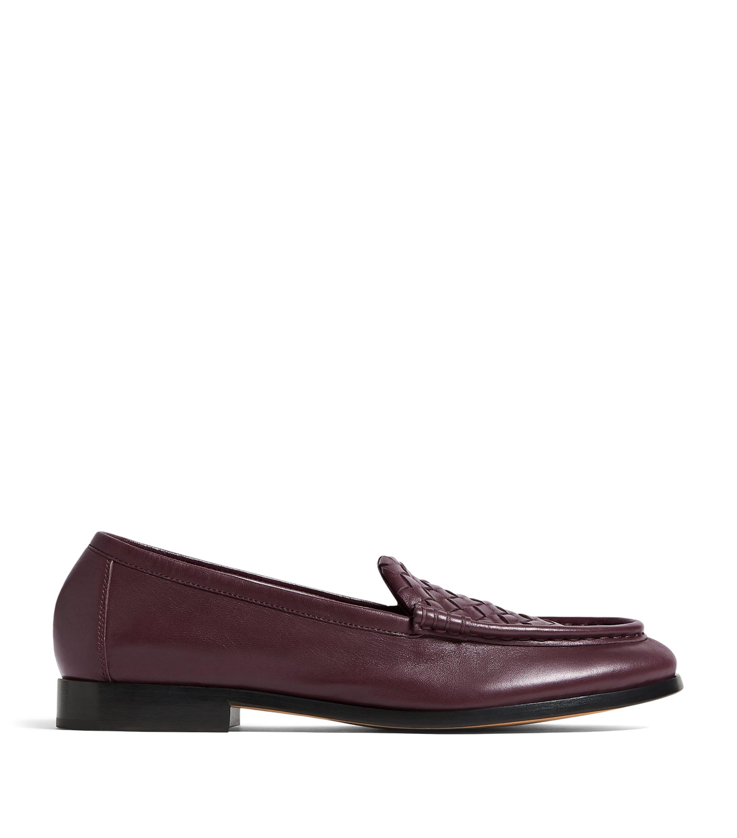 Bottega Veneta Lambskin Intrecciato Loafers by BOTTEGA VENETA