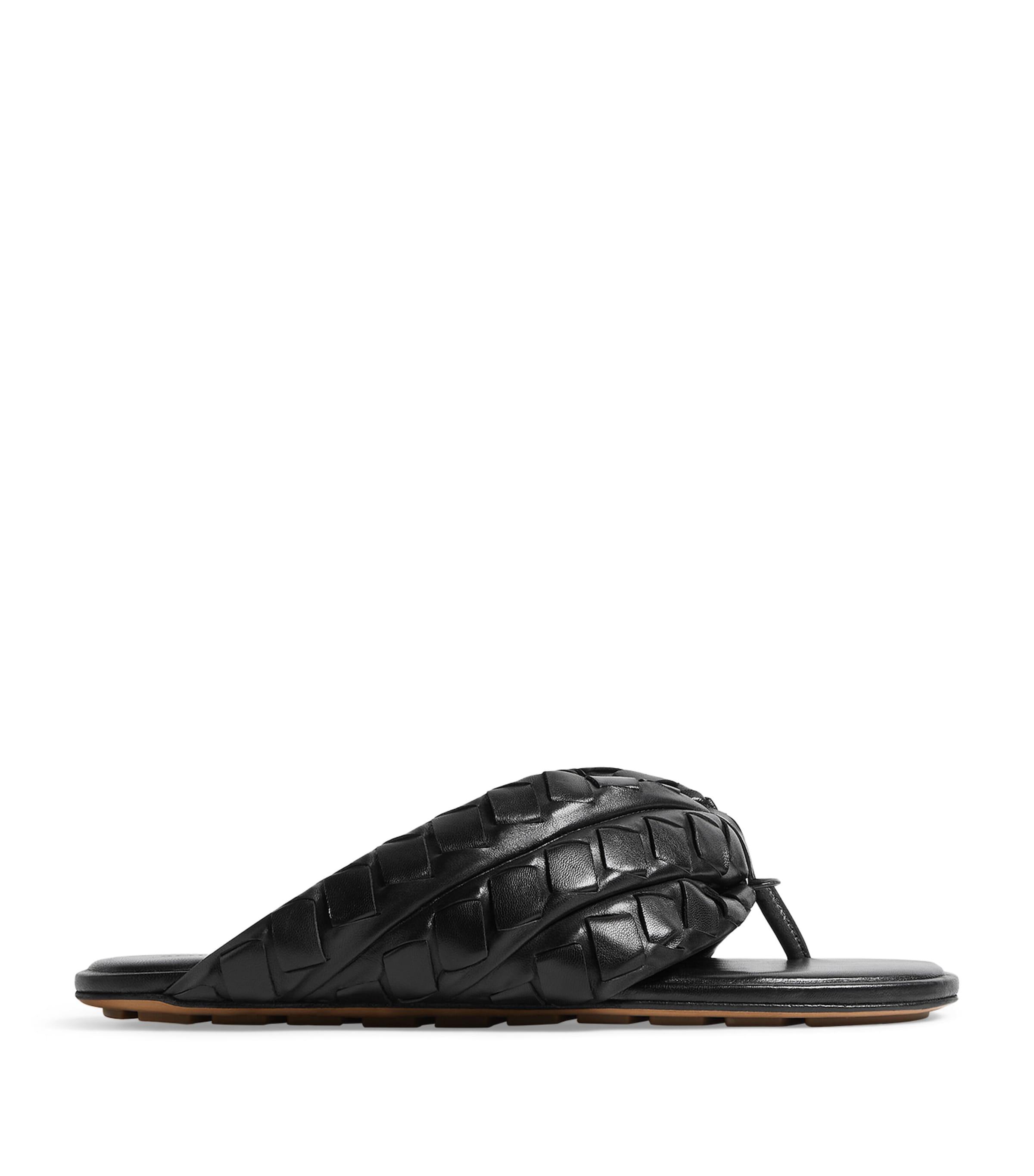 Bottega Veneta Lambskin Intrecciato Sandals by BOTTEGA VENETA