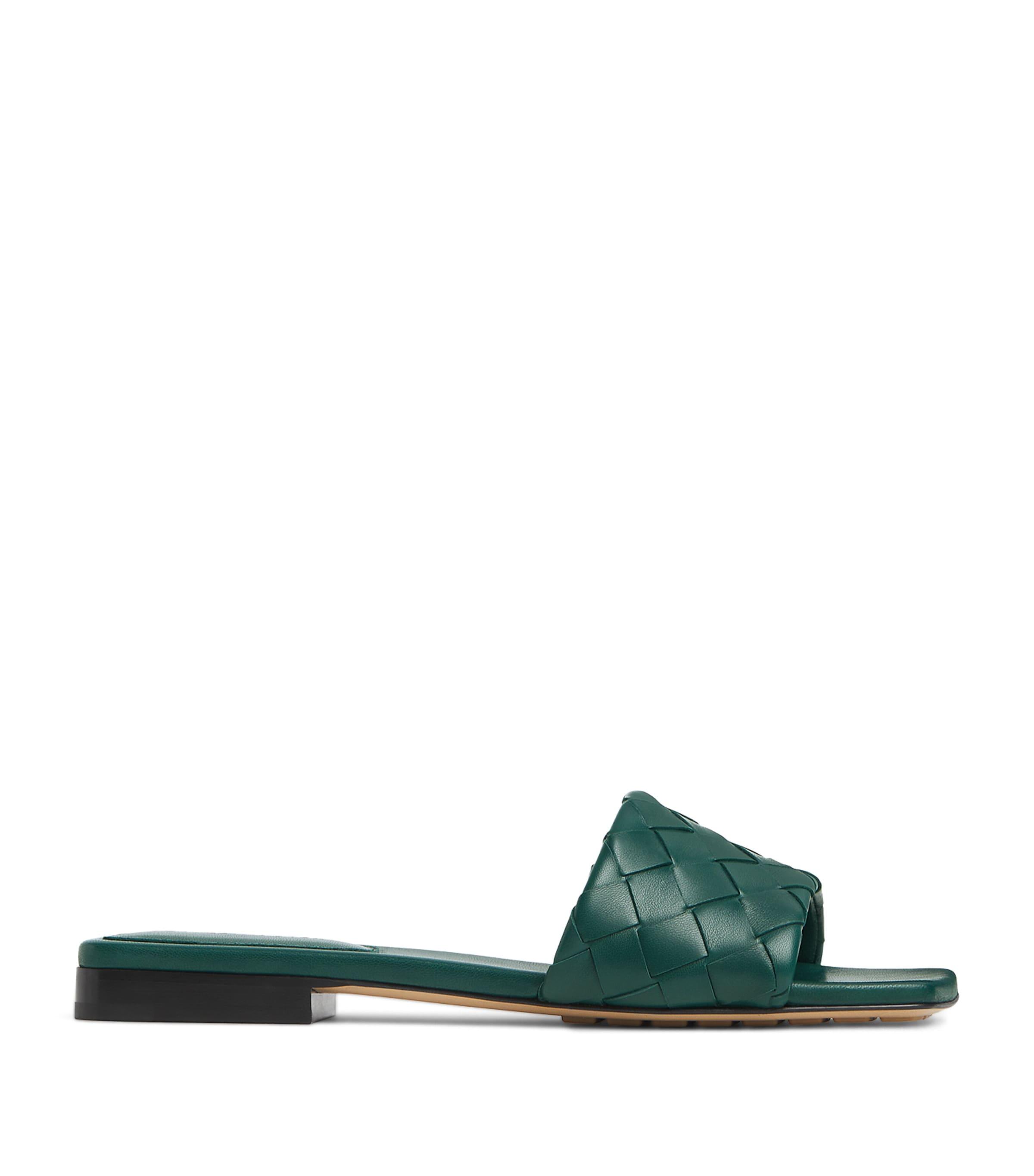 Bottega Veneta Lambskin Parco Mules by BOTTEGA VENETA