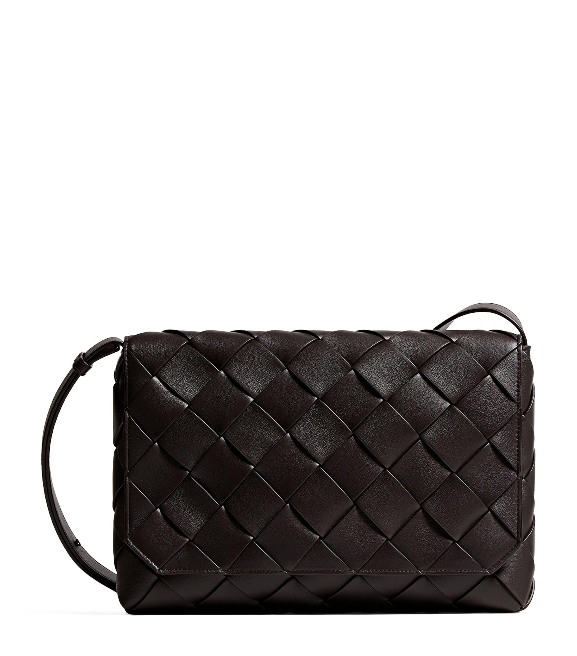 Bottega Veneta Large Leather Intreccio Diago Cross-Body Bag by BOTTEGA VENETA