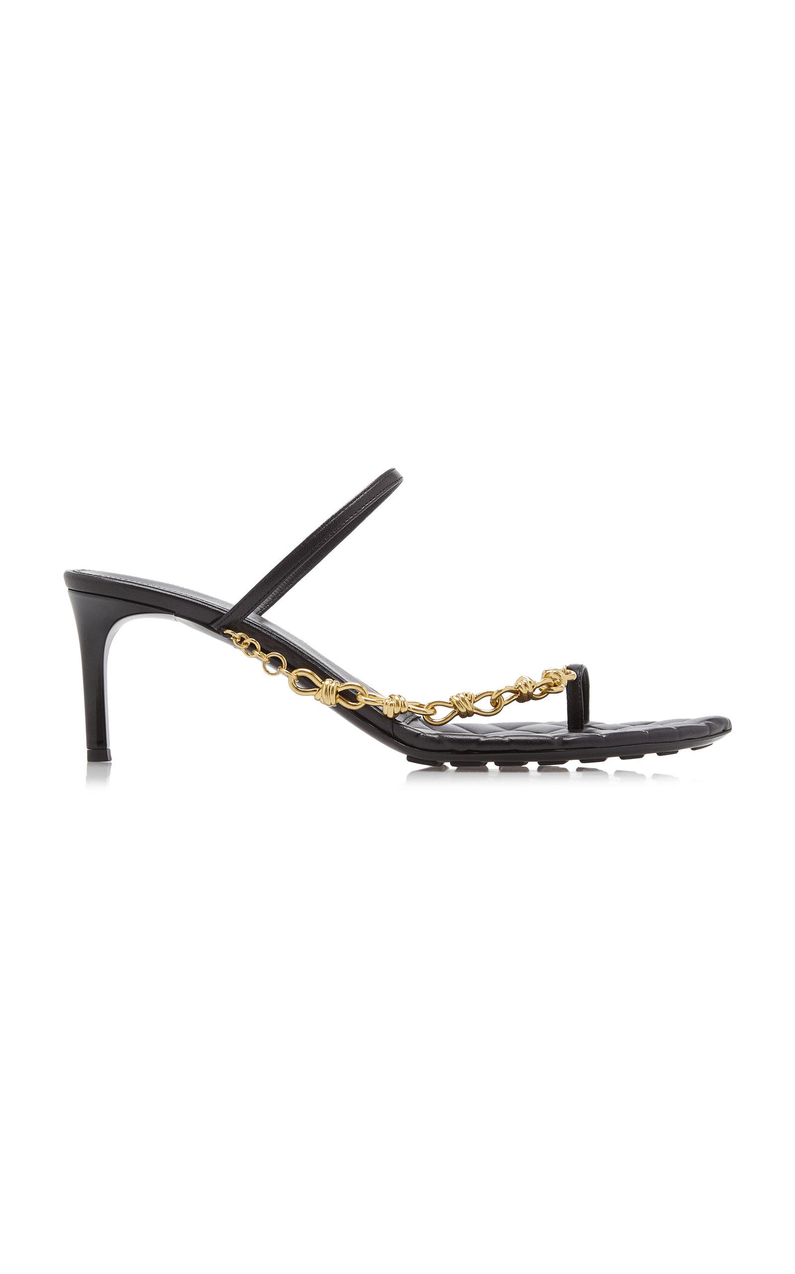 Bottega Veneta Leaf Leather Sandals - Moda Operandi by BOTTEGA VENETA