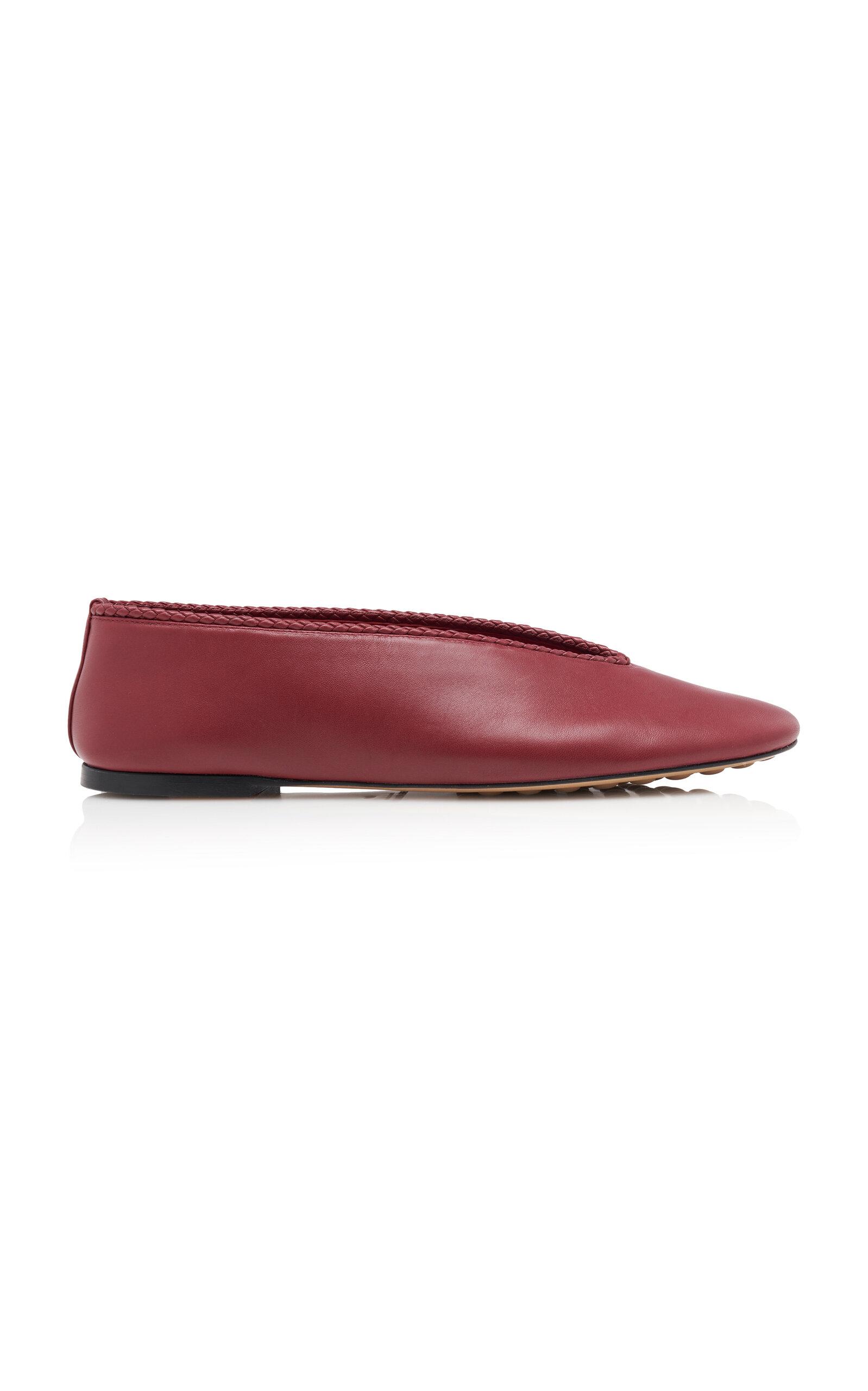 Bottega Veneta Leather Ballet Flats - Moda Operandi by BOTTEGA VENETA