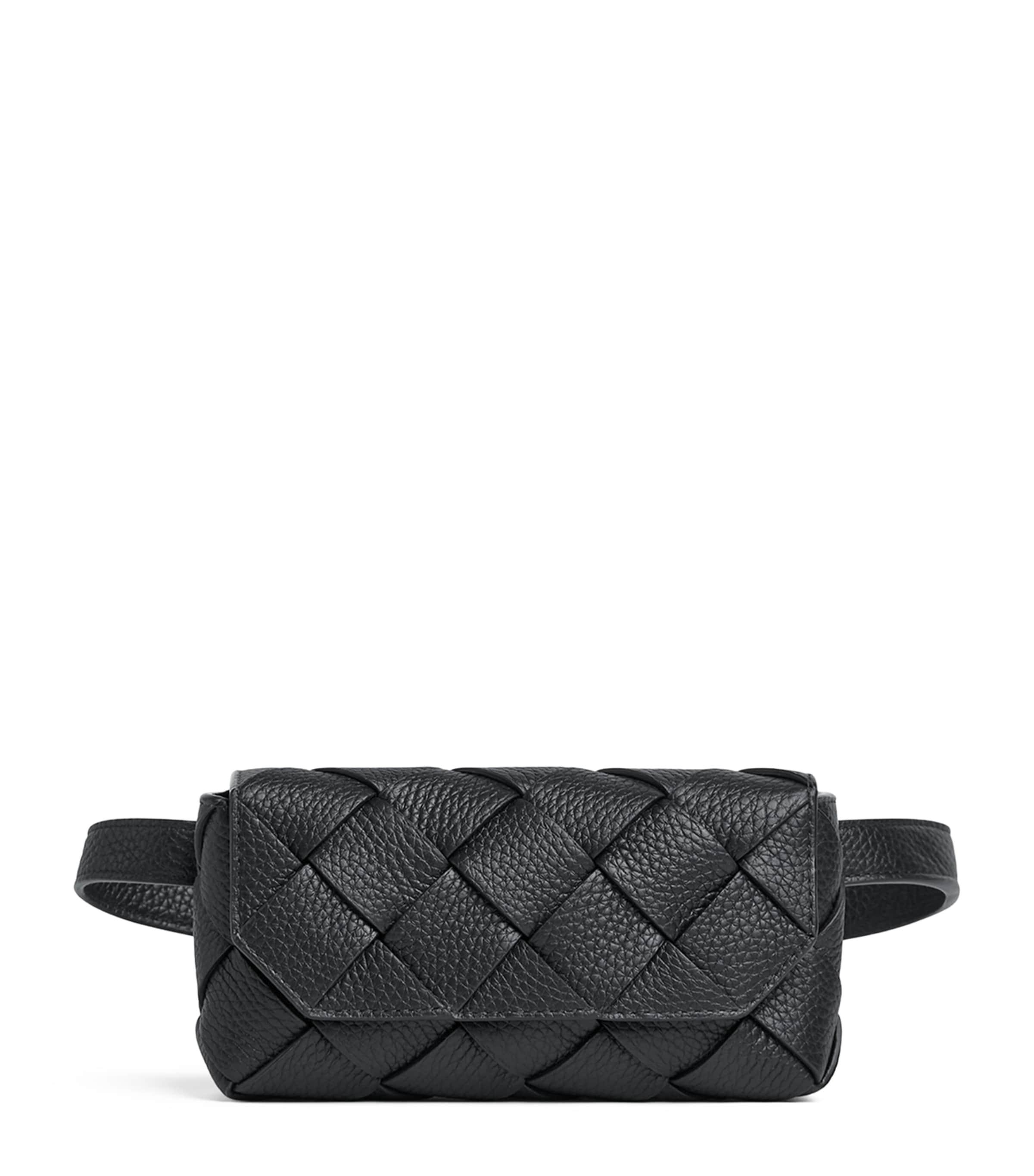 Bottega Veneta Leather Diago Belt Bag by BOTTEGA VENETA
