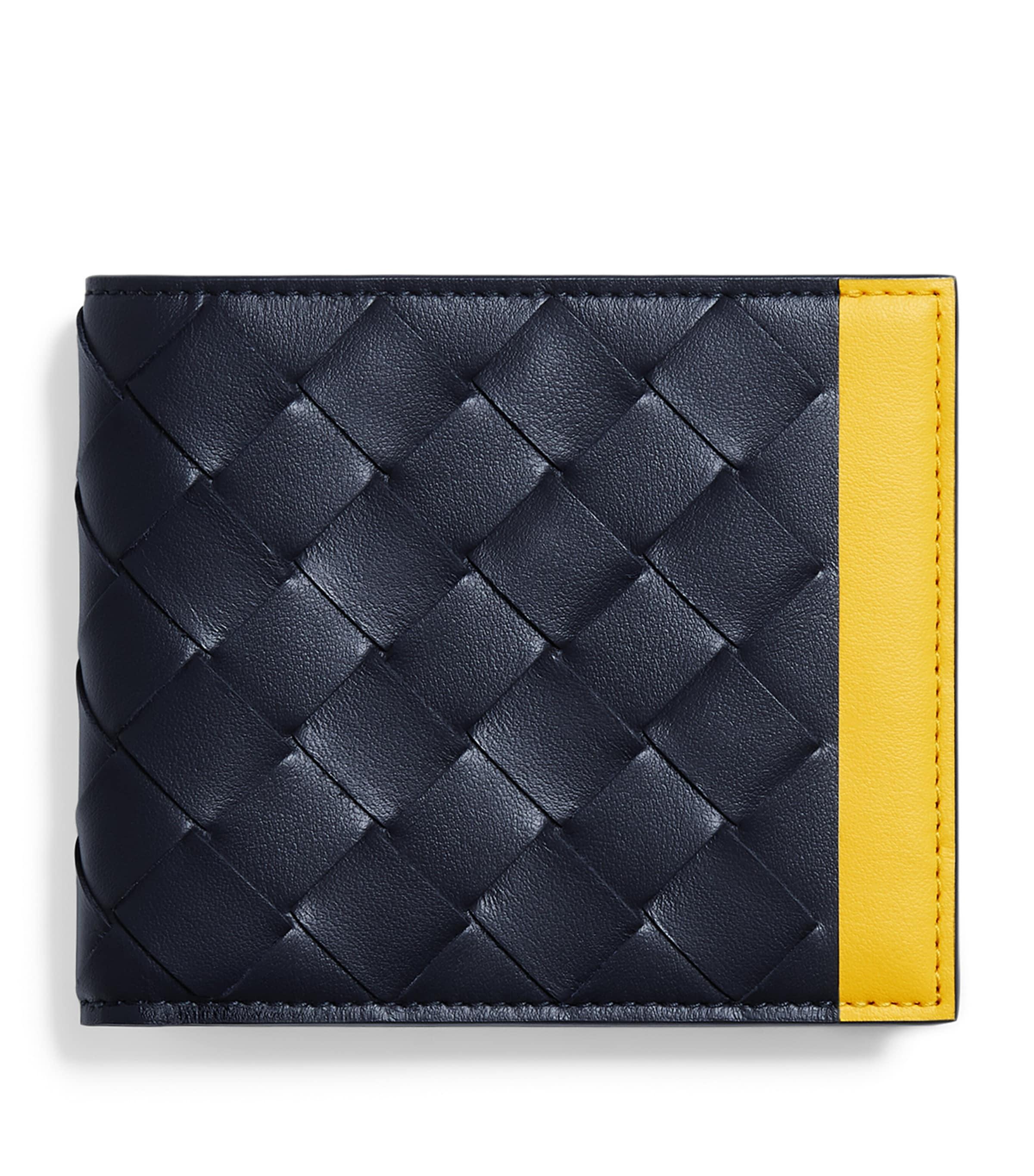Bottega Veneta Leather Intrecciato Bifold Wallet by BOTTEGA VENETA