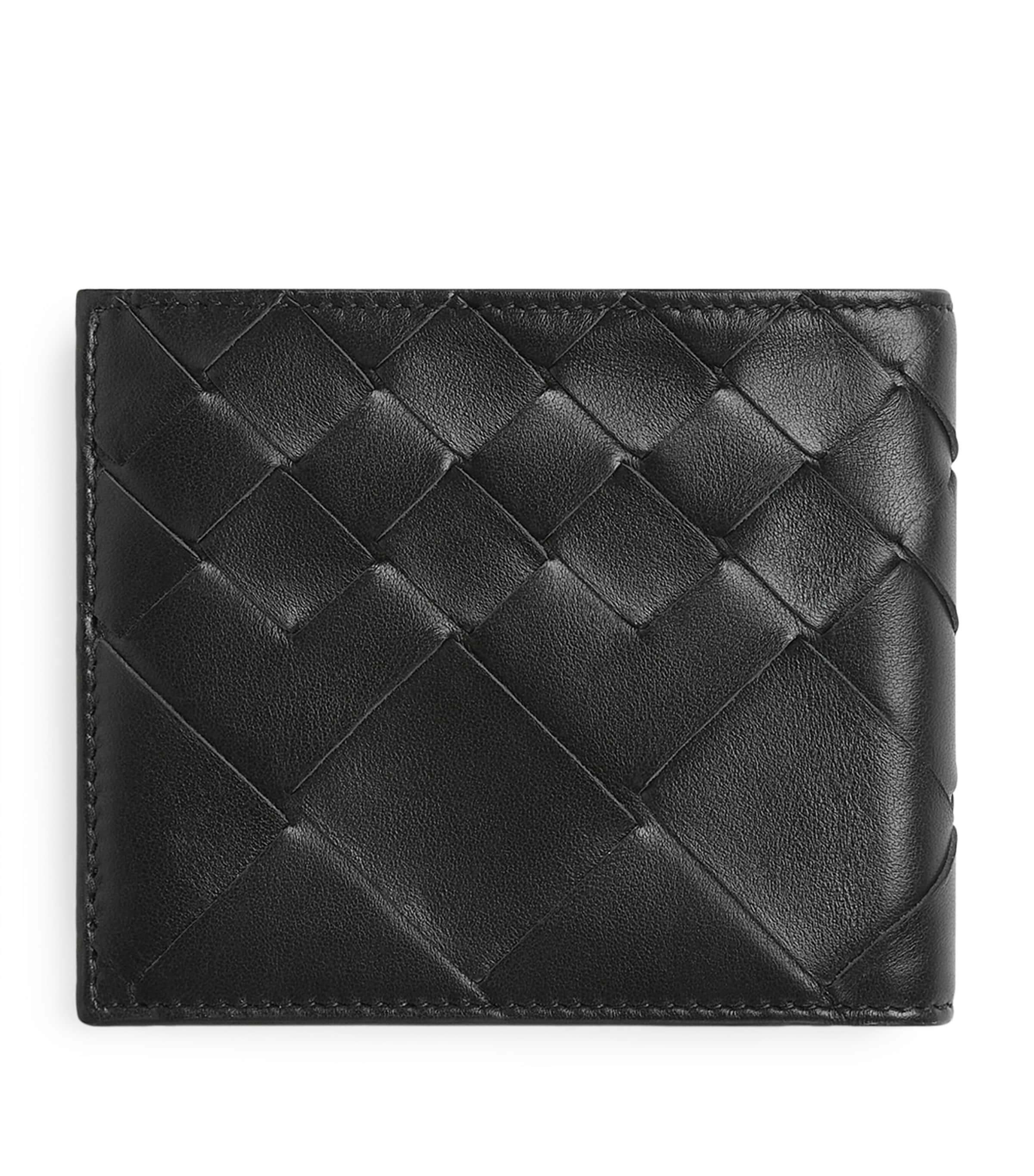 Bottega Veneta Leather Intrecciato Bifold Wallet by BOTTEGA VENETA