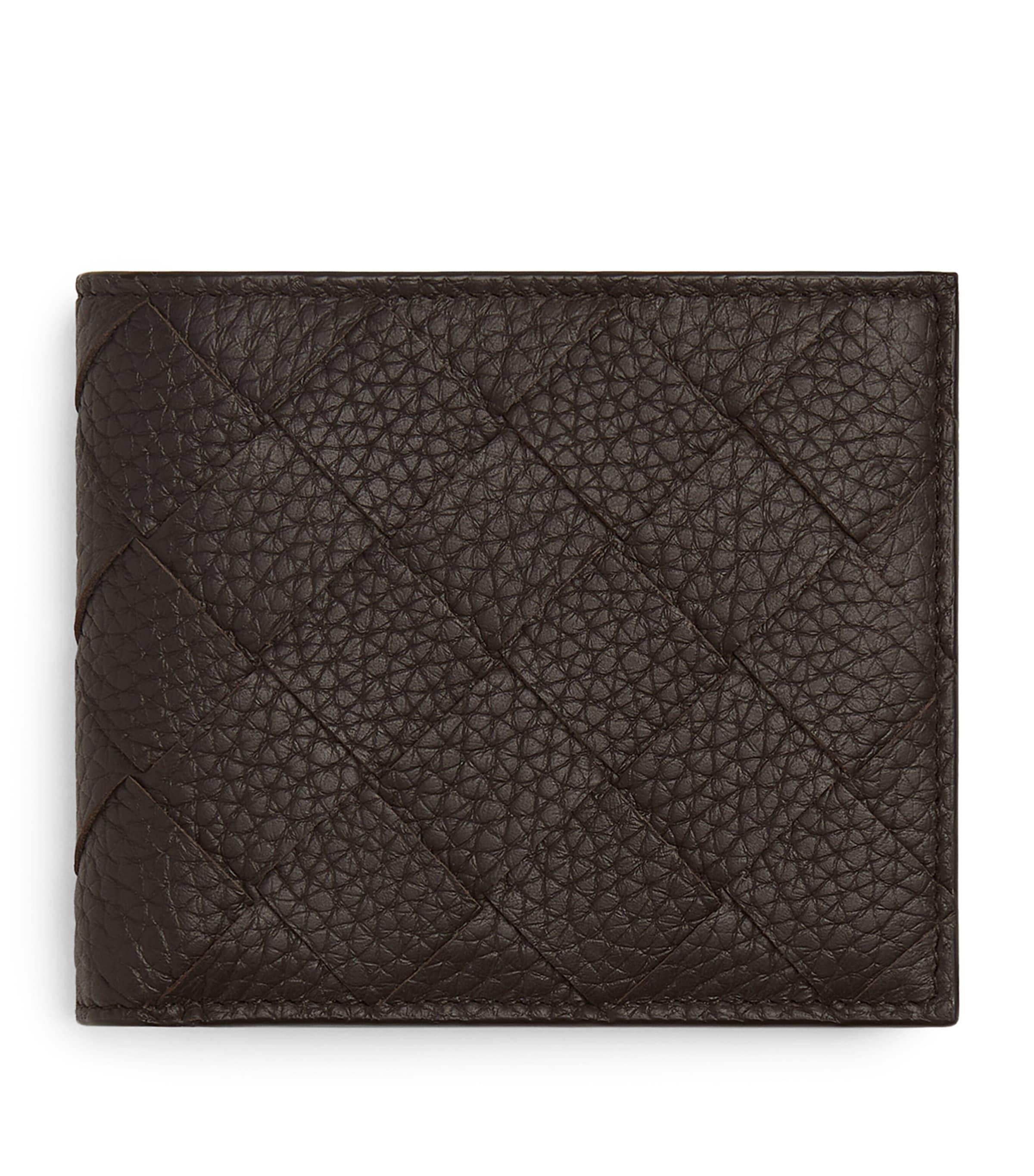 Bottega Veneta Leather Intrecciato Bifold Wallet by BOTTEGA VENETA