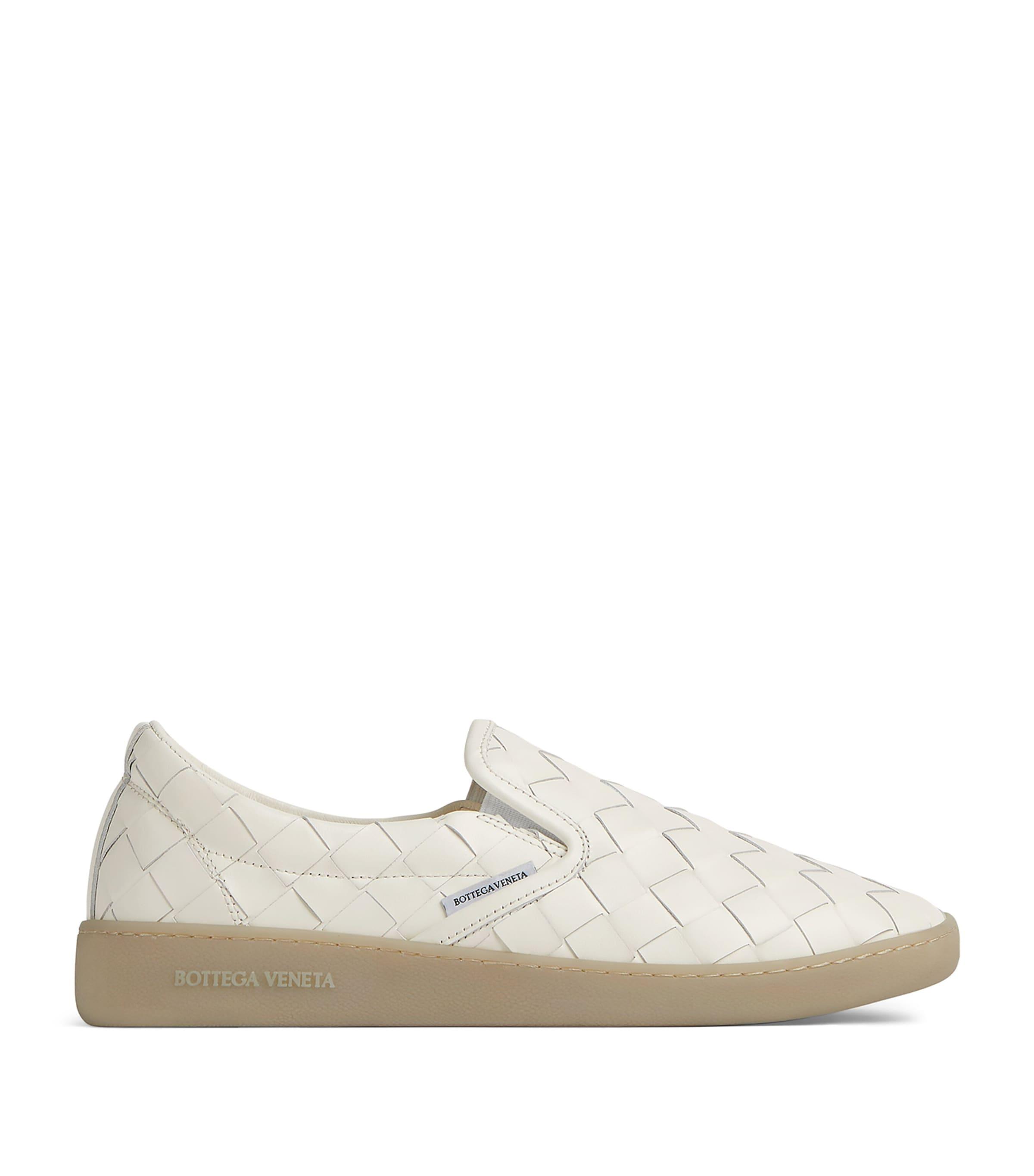 Bottega Veneta Leather Intrecciato Sawyer Sneakers by BOTTEGA VENETA