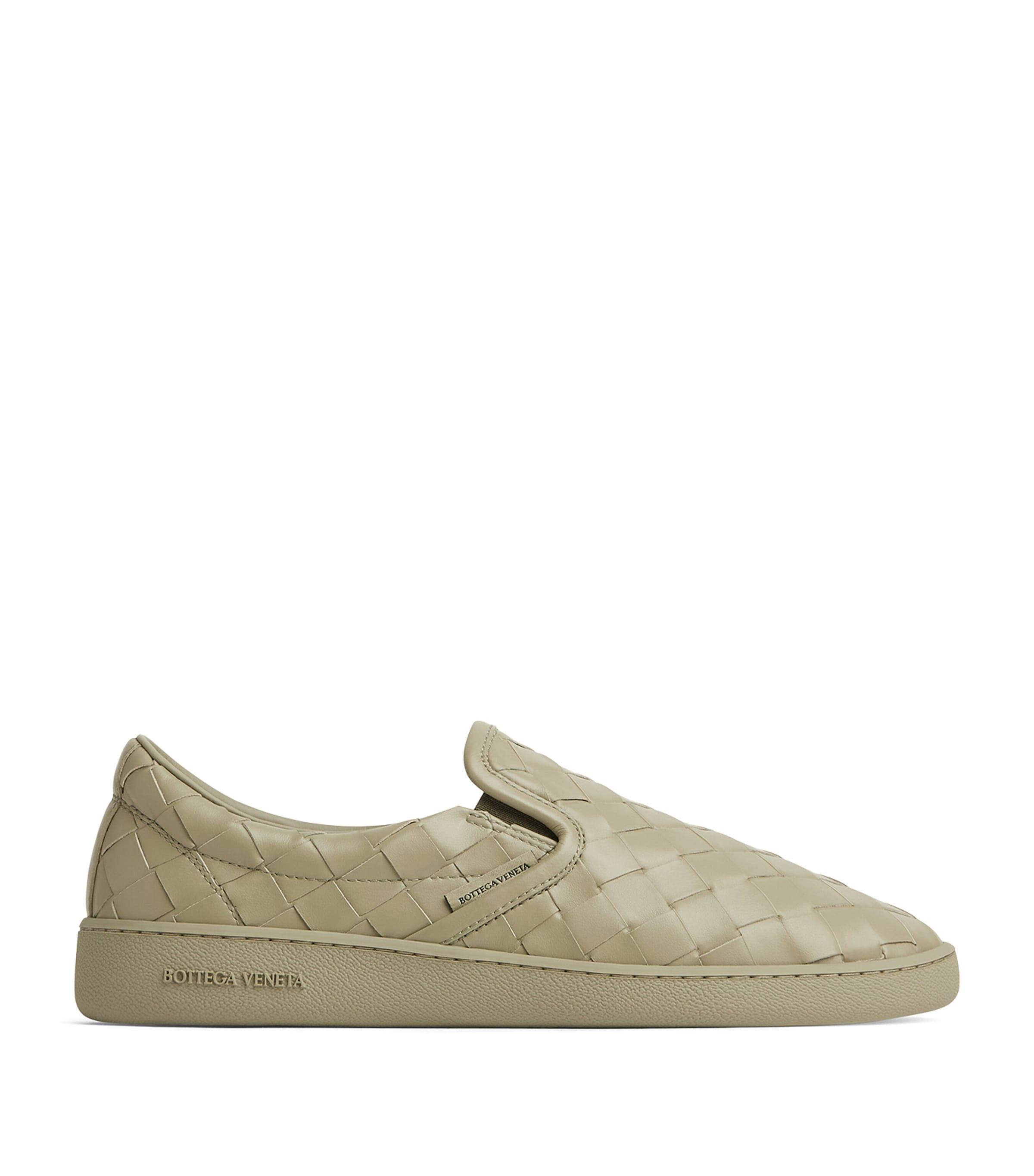 Bottega Veneta Leather Intrecciato Sawyer Sneakers by BOTTEGA VENETA