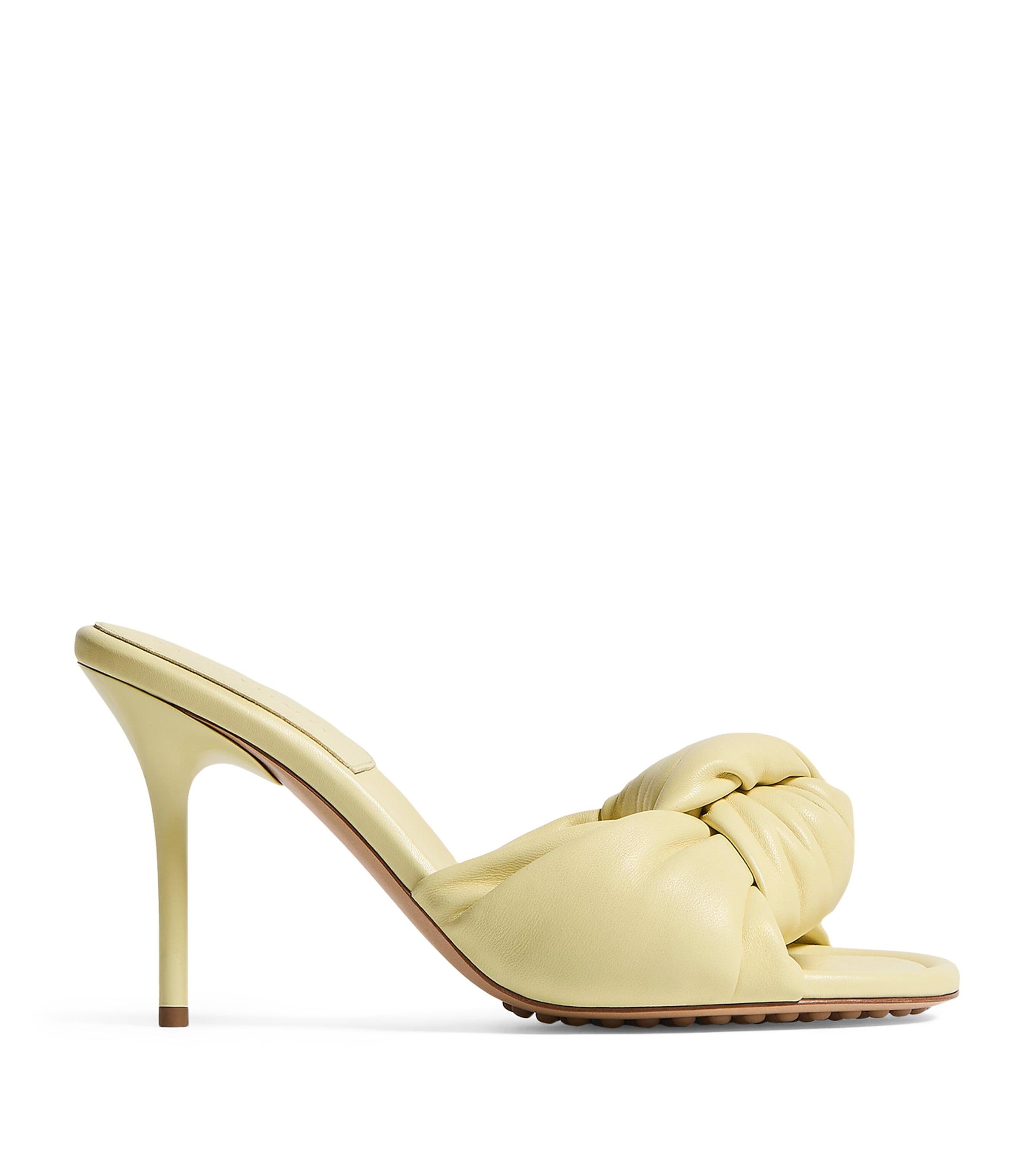 Bottega Veneta Leather Knot Mules 90 by BOTTEGA VENETA