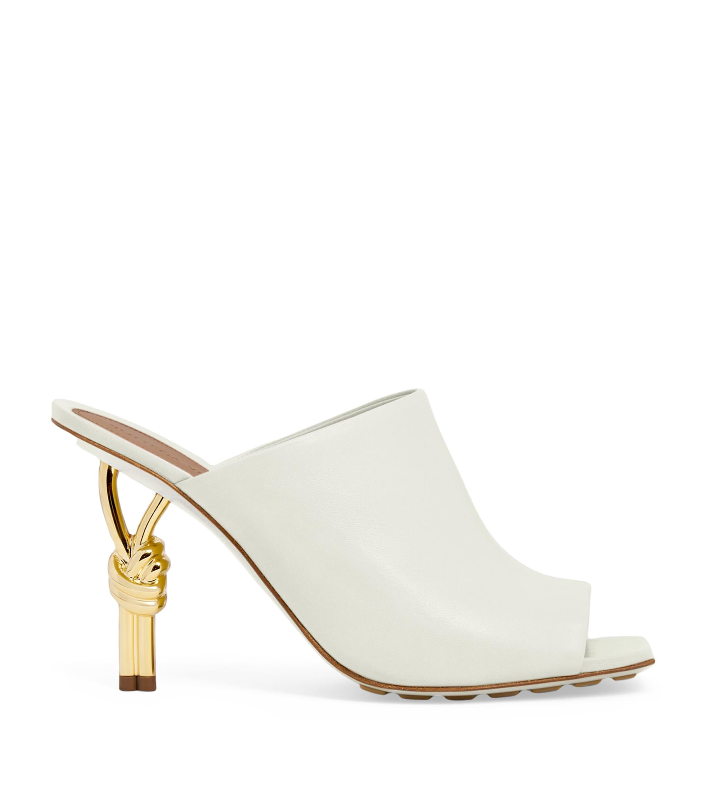 Bottega Veneta Leather Knot Mules 90 by BOTTEGA VENETA