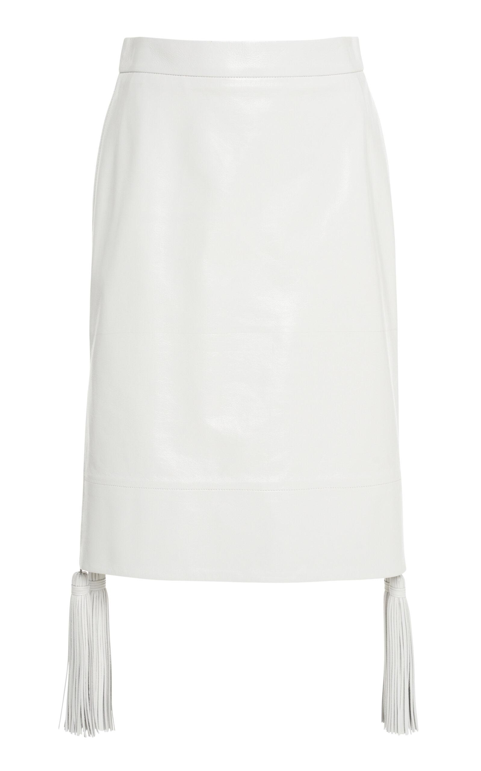 Bottega Veneta Leather Midi Skirt - Moda Operandi by BOTTEGA VENETA