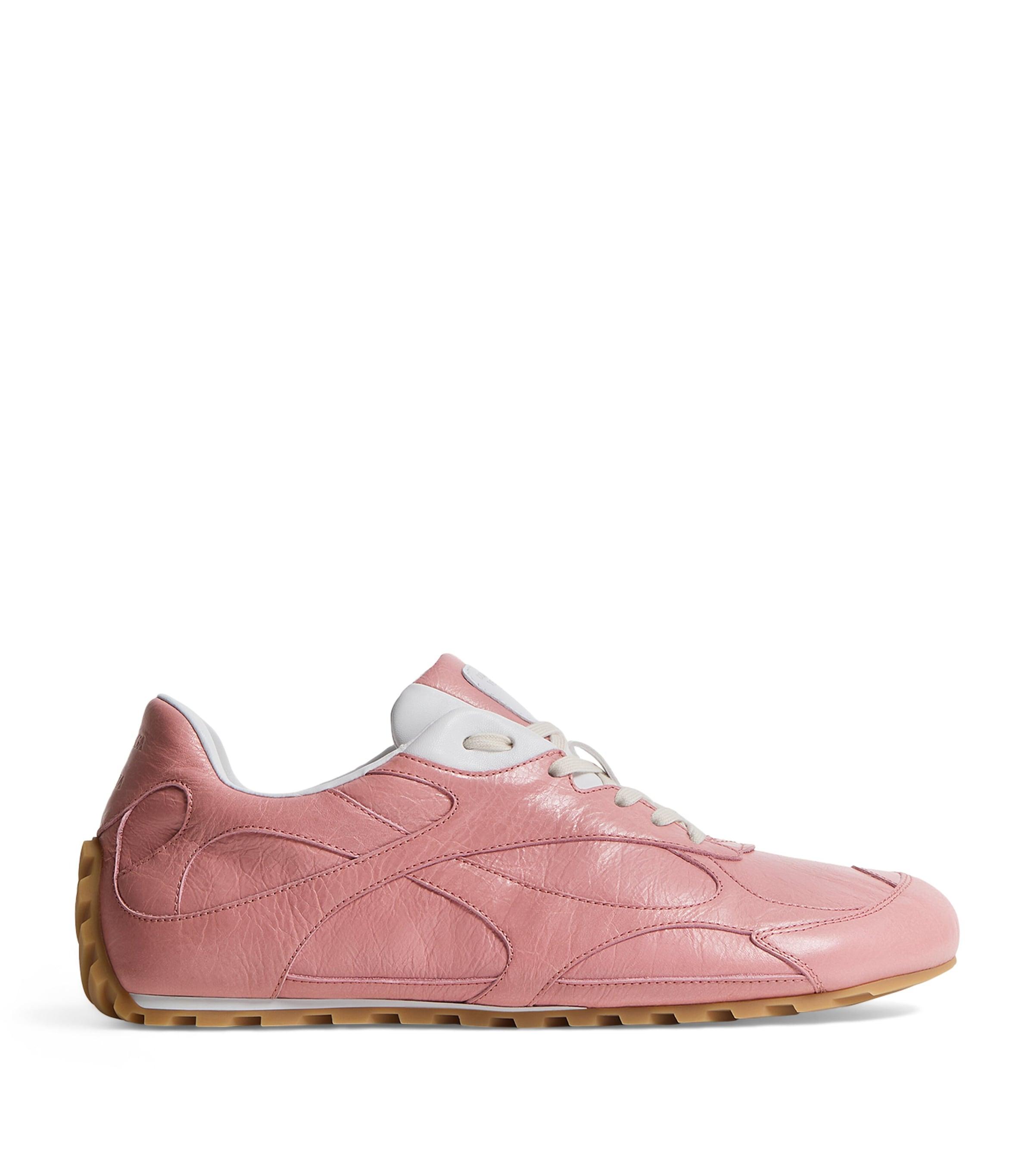 Bottega Veneta Leather Orbit Flash Sneakers by BOTTEGA VENETA