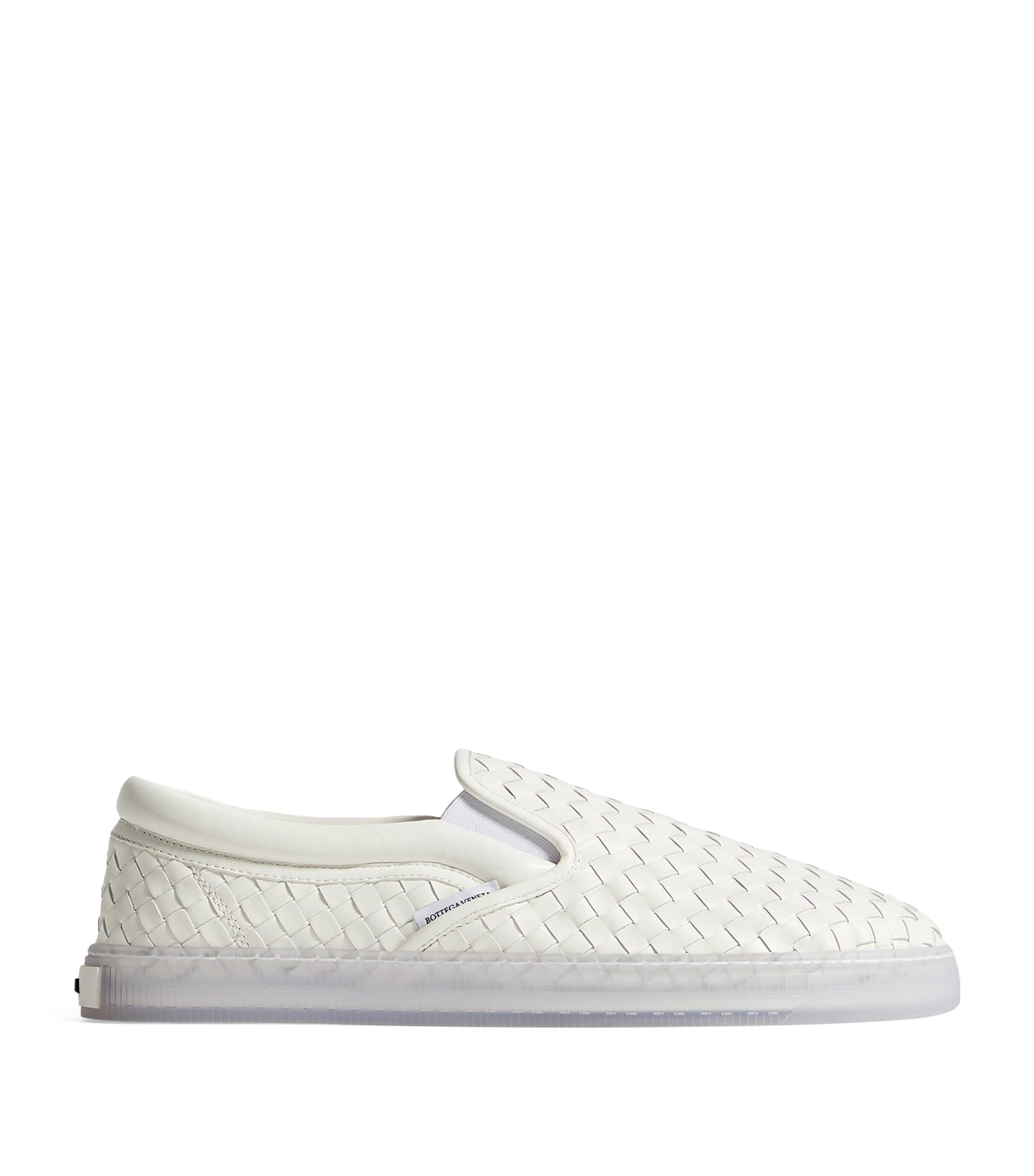 Bottega Veneta Leather Serena Slip-On Sneakers by BOTTEGA VENETA