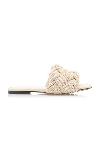 Bottega Veneta Lido Raffia Flat Sandals - Moda Operandi by BOTTEGA VENETA