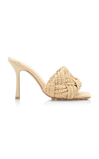 Bottega Veneta Lido Raffia Leather Mule Sandals - Moda Operandi by BOTTEGA VENETA