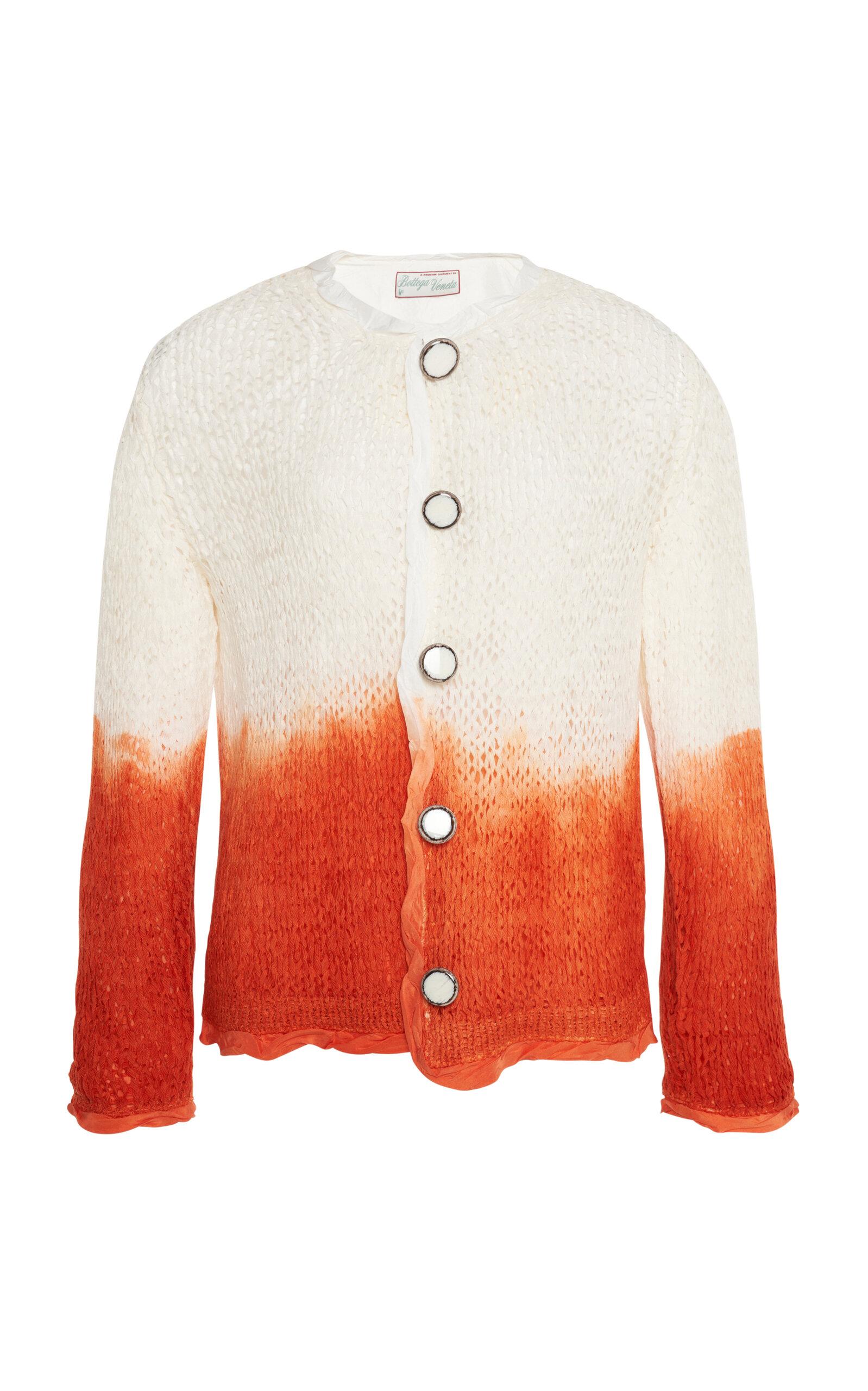 Bottega Veneta Lightweight Wool Silk Overdye Knit Cardigan - Moda Operandi by BOTTEGA VENETA