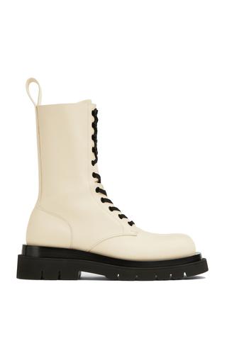 Bottega Veneta Lug Lace-Up Boot Military Calf - Moda Operandi by BOTTEGA VENETA