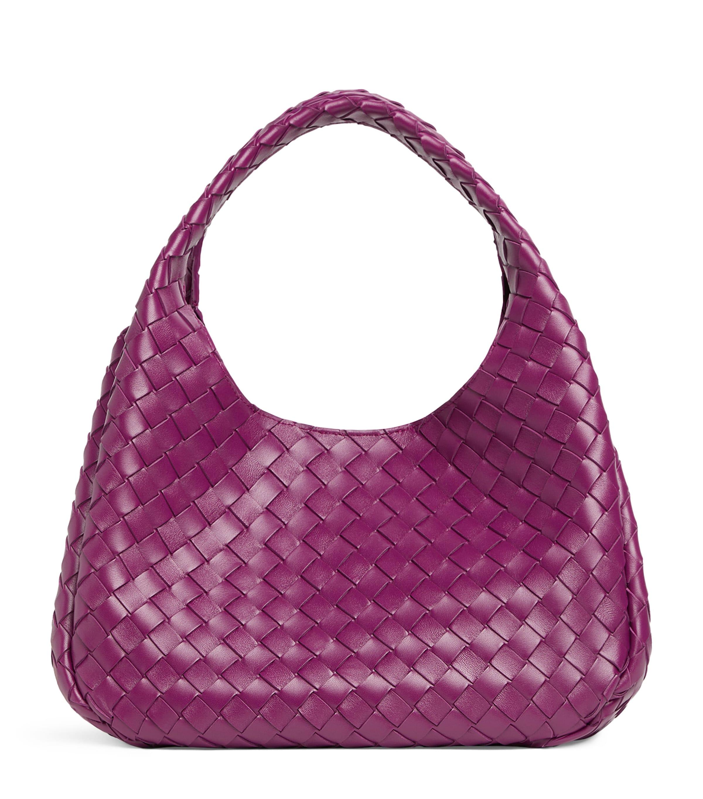Bottega Veneta Medium Leather Intrecciato Campana Shoulder Bag by BOTTEGA VENETA