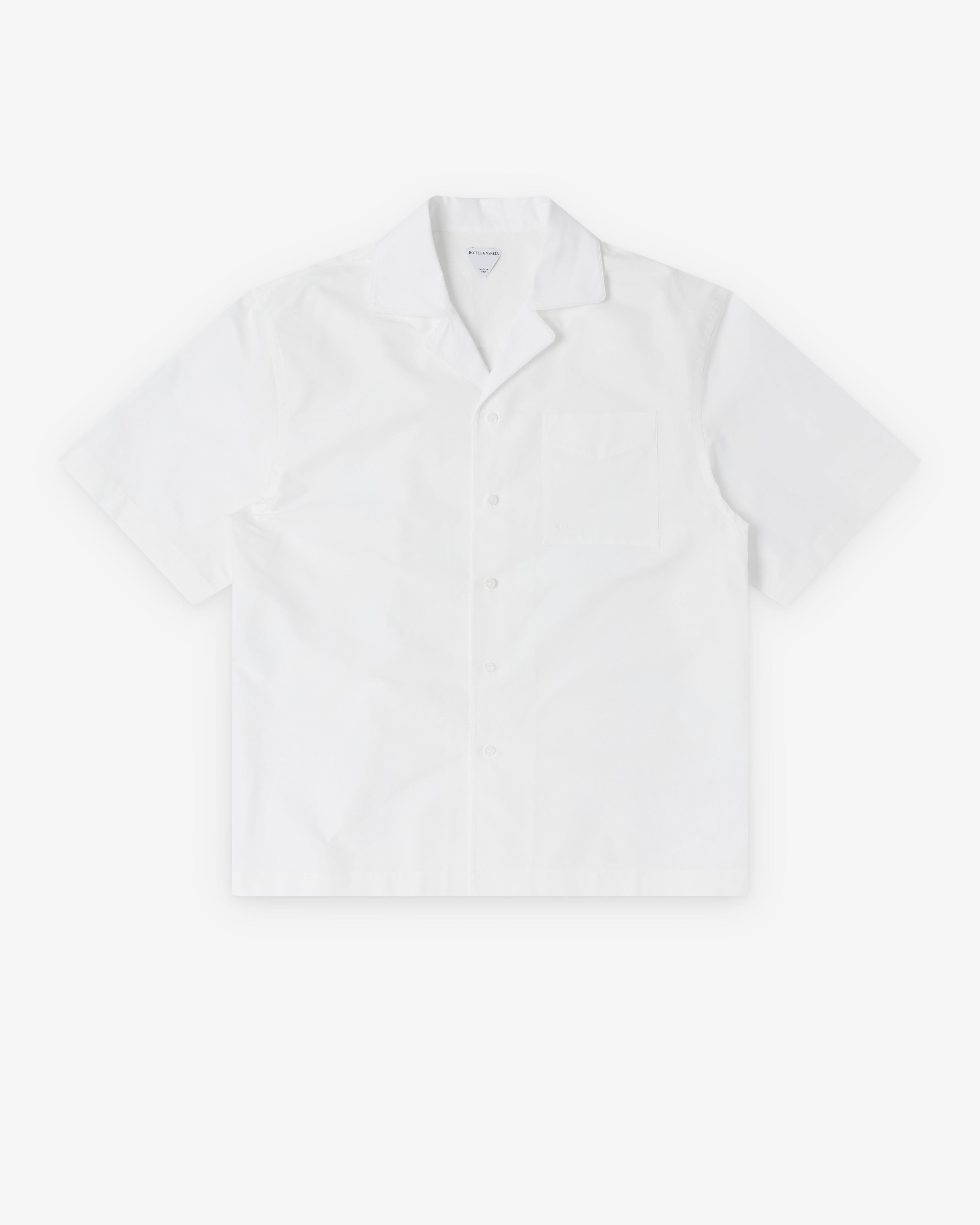 Bottega Veneta  - Men's Compact Cotton Pyjama Shirt - (Chalk) by BOTTEGA VENETA