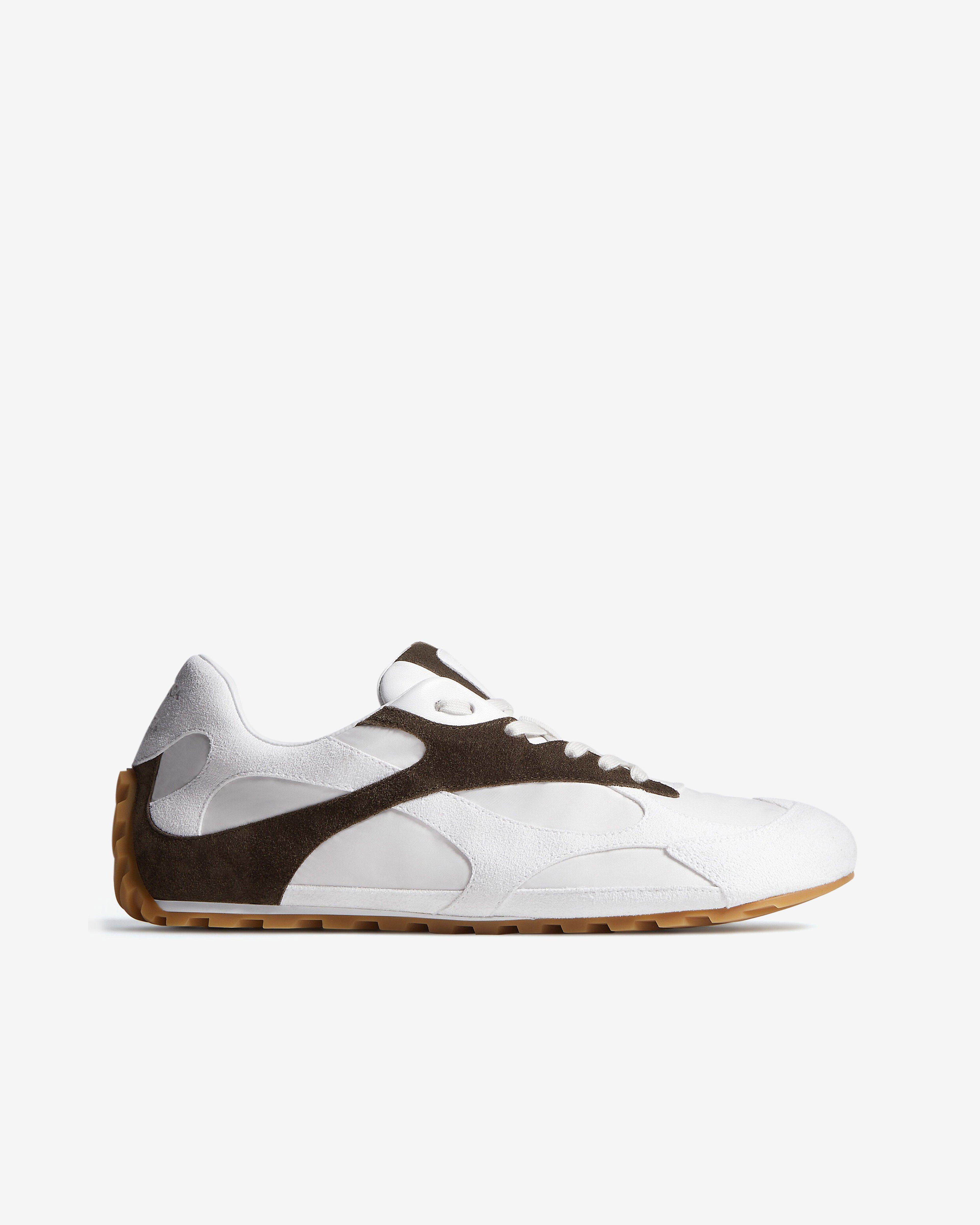Bottega Veneta  - Men's Orbit Flash Sneaker - (Optic White/Espresso) by BOTTEGA VENETA